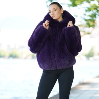 Elevate Your Winter Wardrobe with Real Fox Fur Coat, Women’s Elegant Outerwear