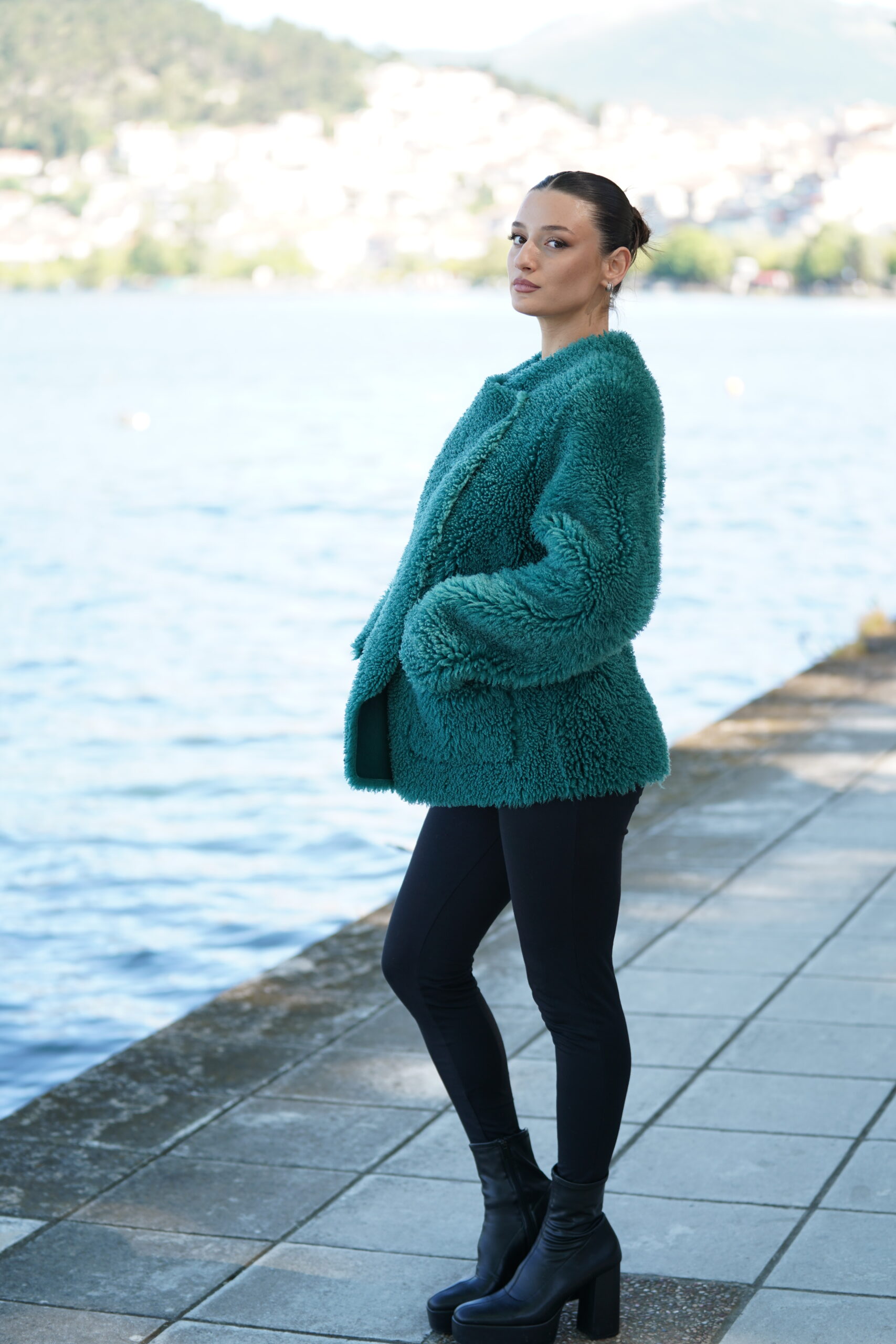 Elevate Your Winter Wardrobe with Real Sheepskin Fur Coat, Women’s Elegant Outerwear - Image 3