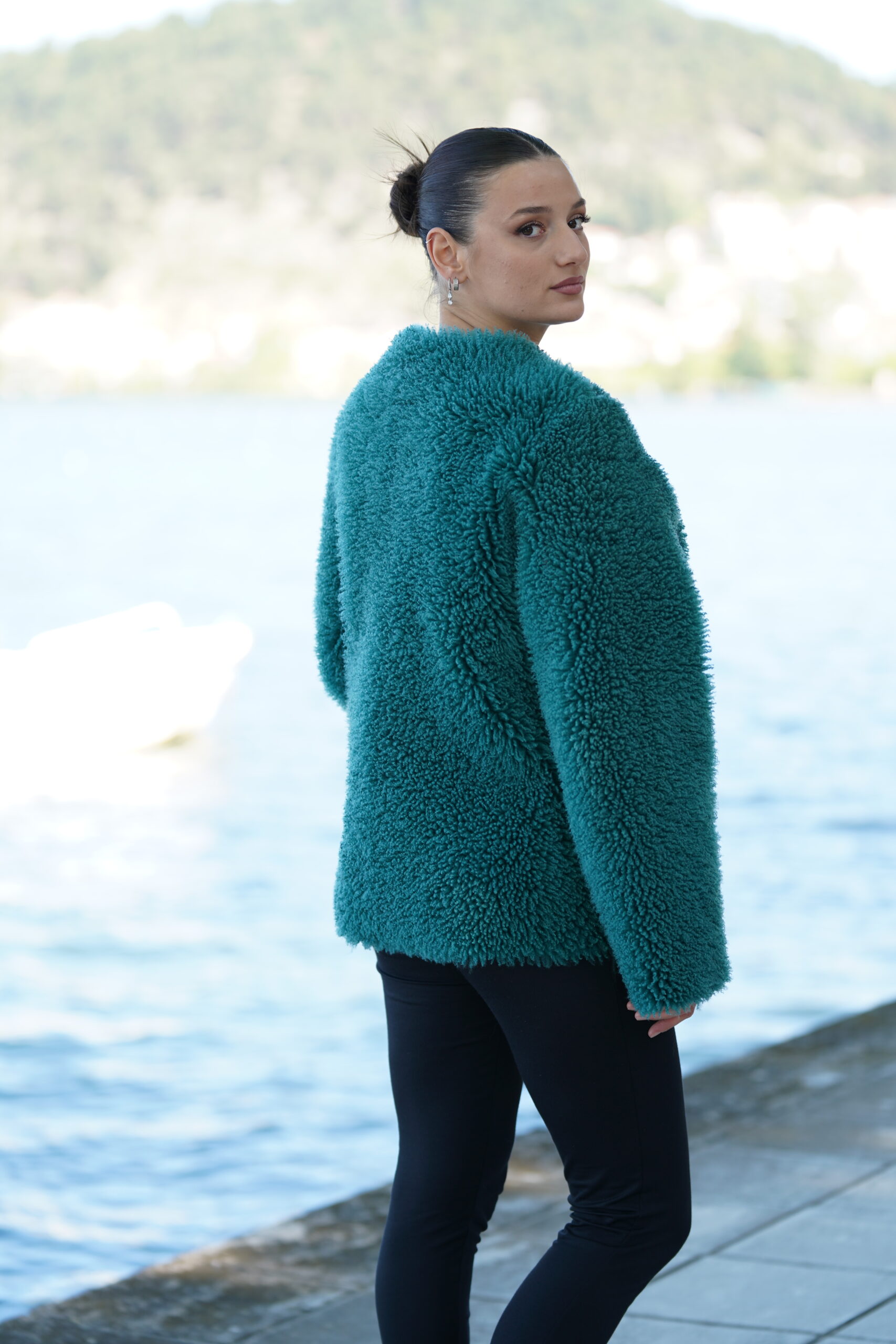 Elevate Your Winter Wardrobe with Real Sheepskin Fur Coat, Women’s Elegant Outerwear - Image 5