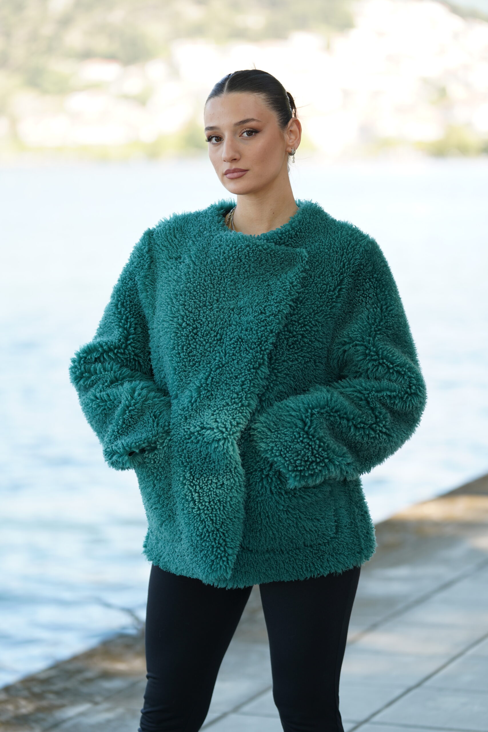 Elevate Your Winter Wardrobe with Real Sheepskin Fur Coat, Women’s Elegant Outerwear - Image 7
