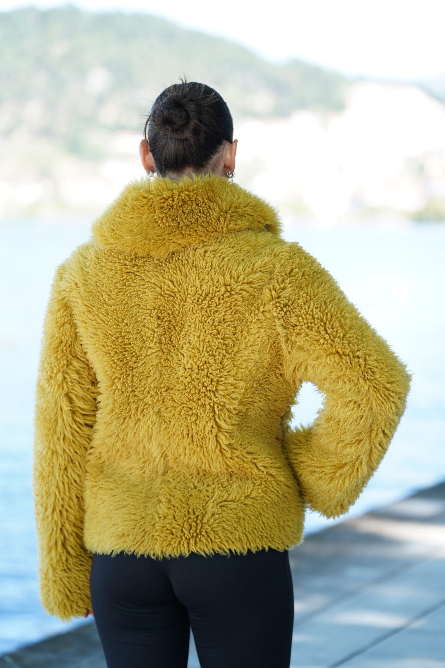 Elevate Your Winter Wardrobe with Real Sheepskin Fur Coat, Women’s Elegant Outerwear - Image 8