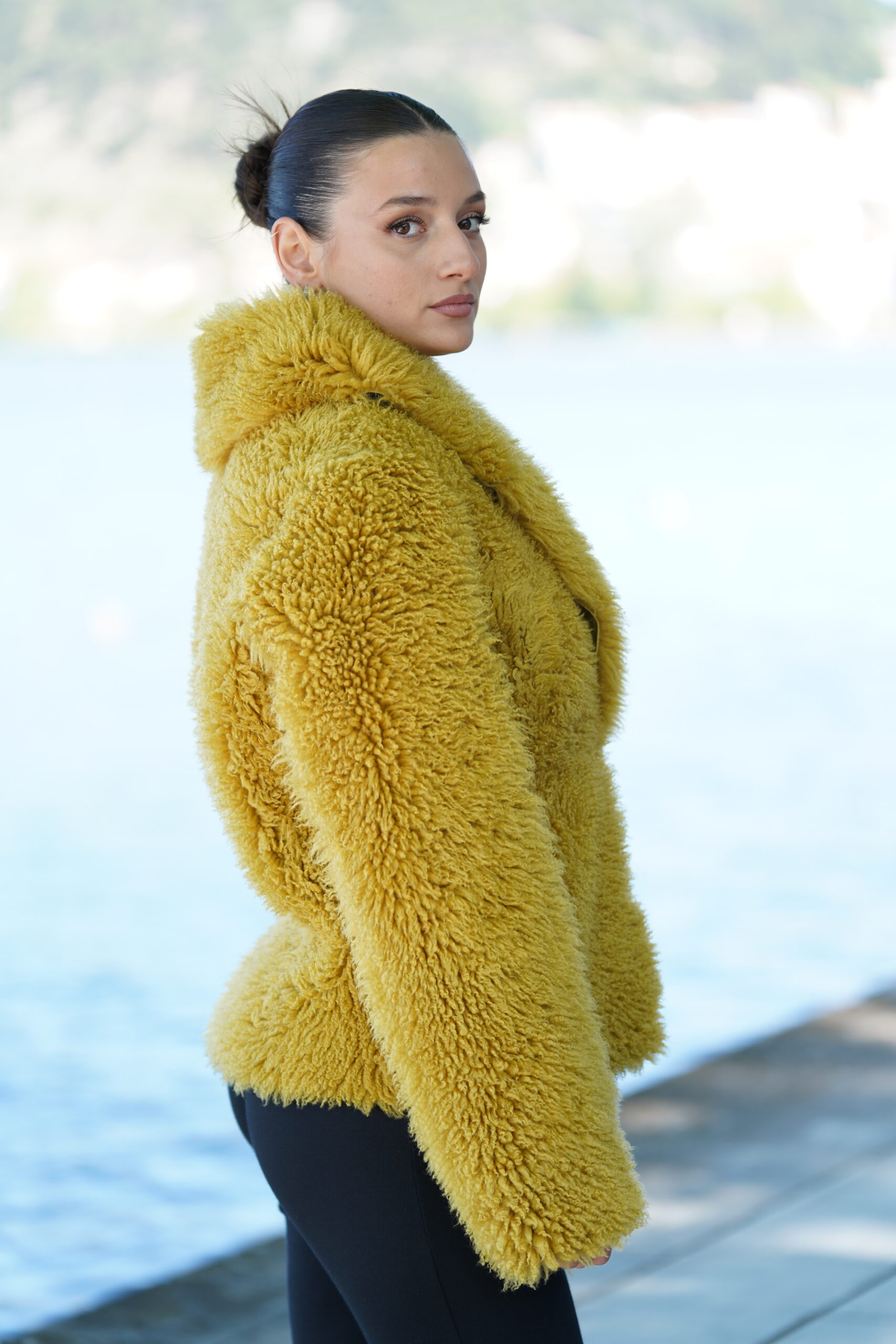 Elevate Your Winter Wardrobe with Real Sheepskin Fur Coat, Women’s Elegant Outerwear - Image 3