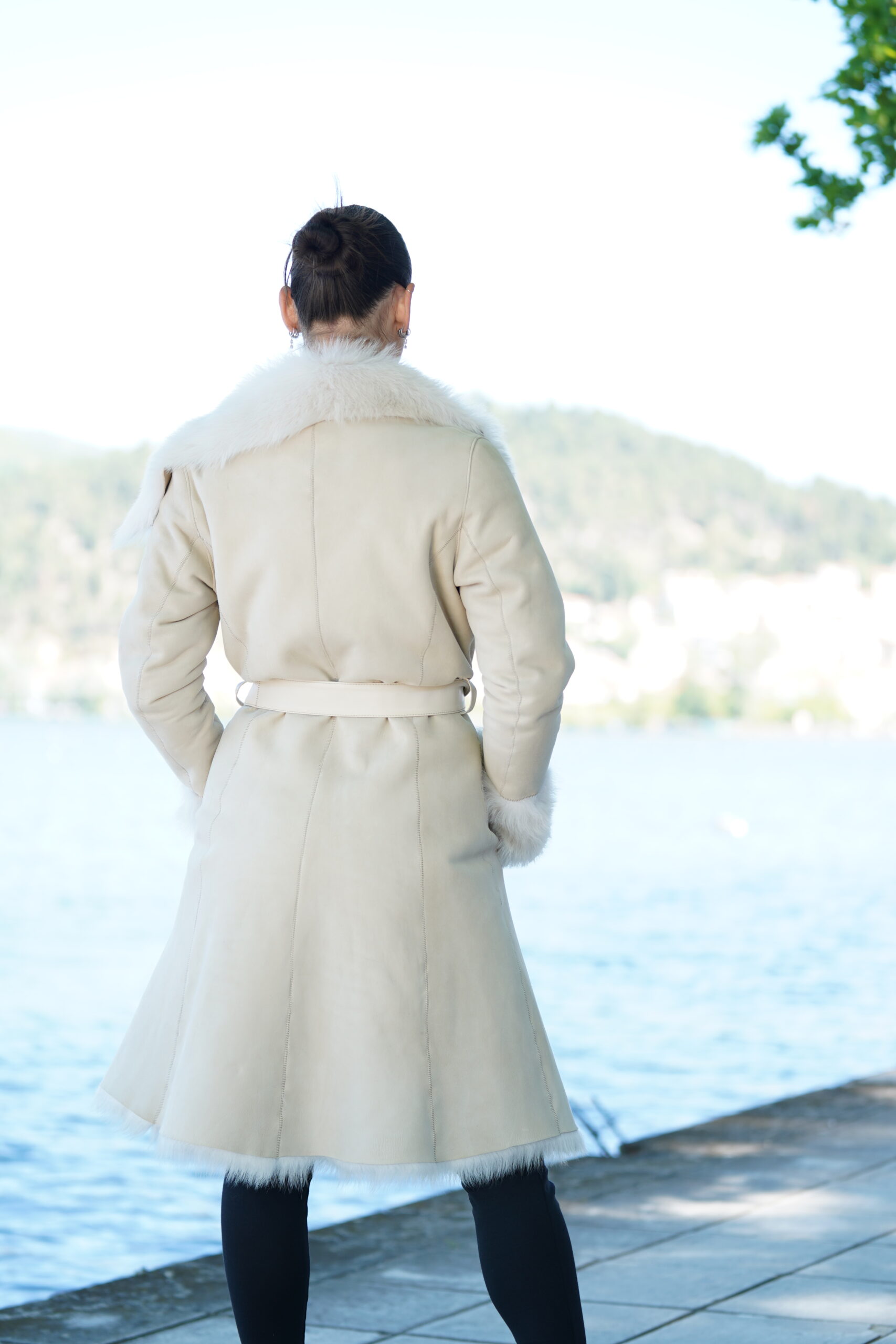 Elevate Your Winter Wardrobe with Real Sheepskin Fur Coat, Women’s Elegant Outerwear - Image 6