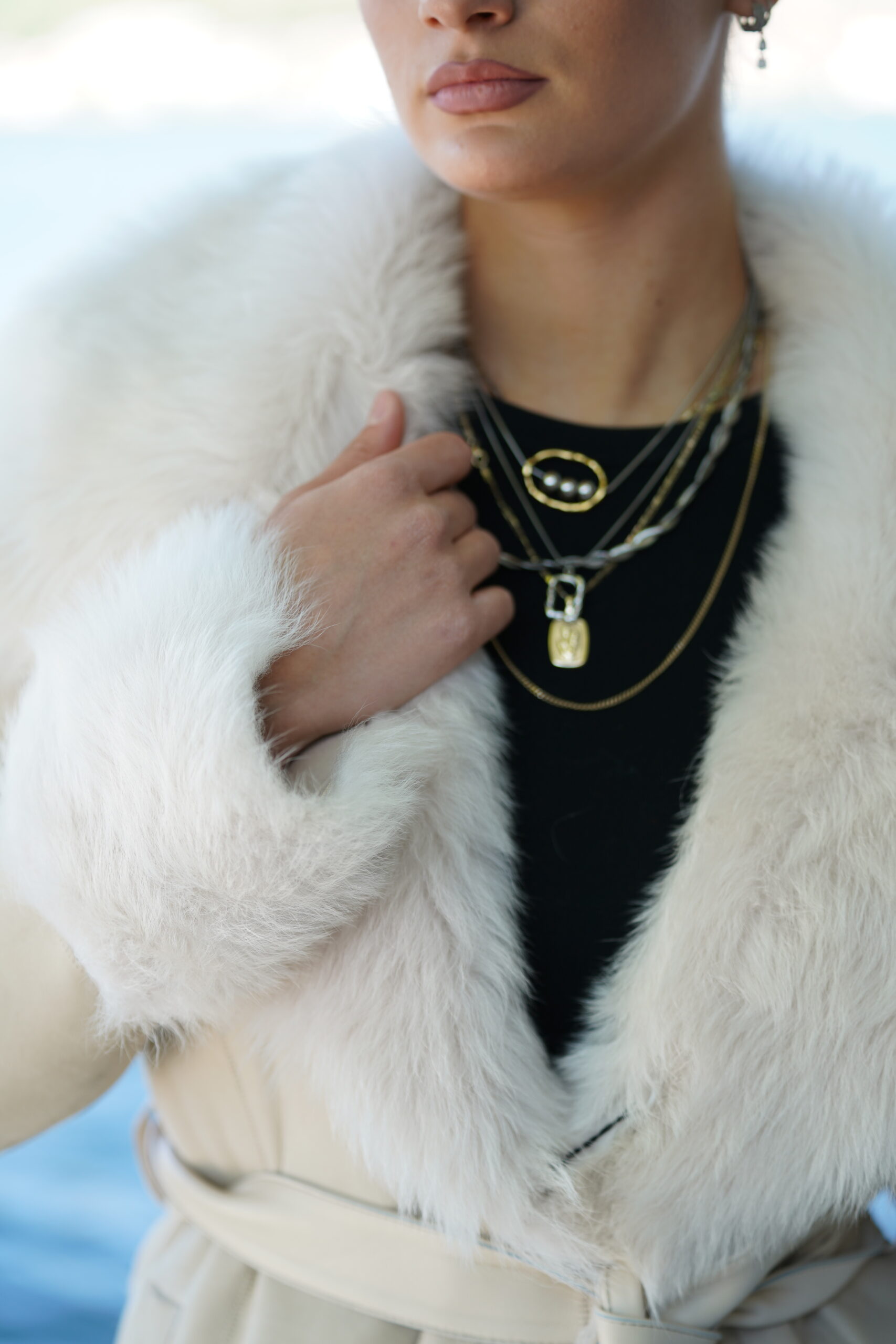 Elevate Your Winter Wardrobe with Real Sheepskin Fur Coat, Women’s Elegant Outerwear - Image 3