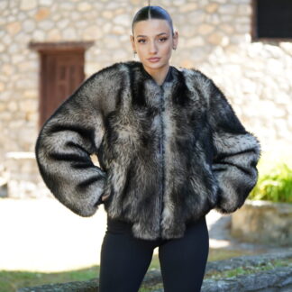 Elevate Your Winter Wardrobe with Real Double Sided Sheepskin Fur Jacket, Women’s Elegant Outerwear
