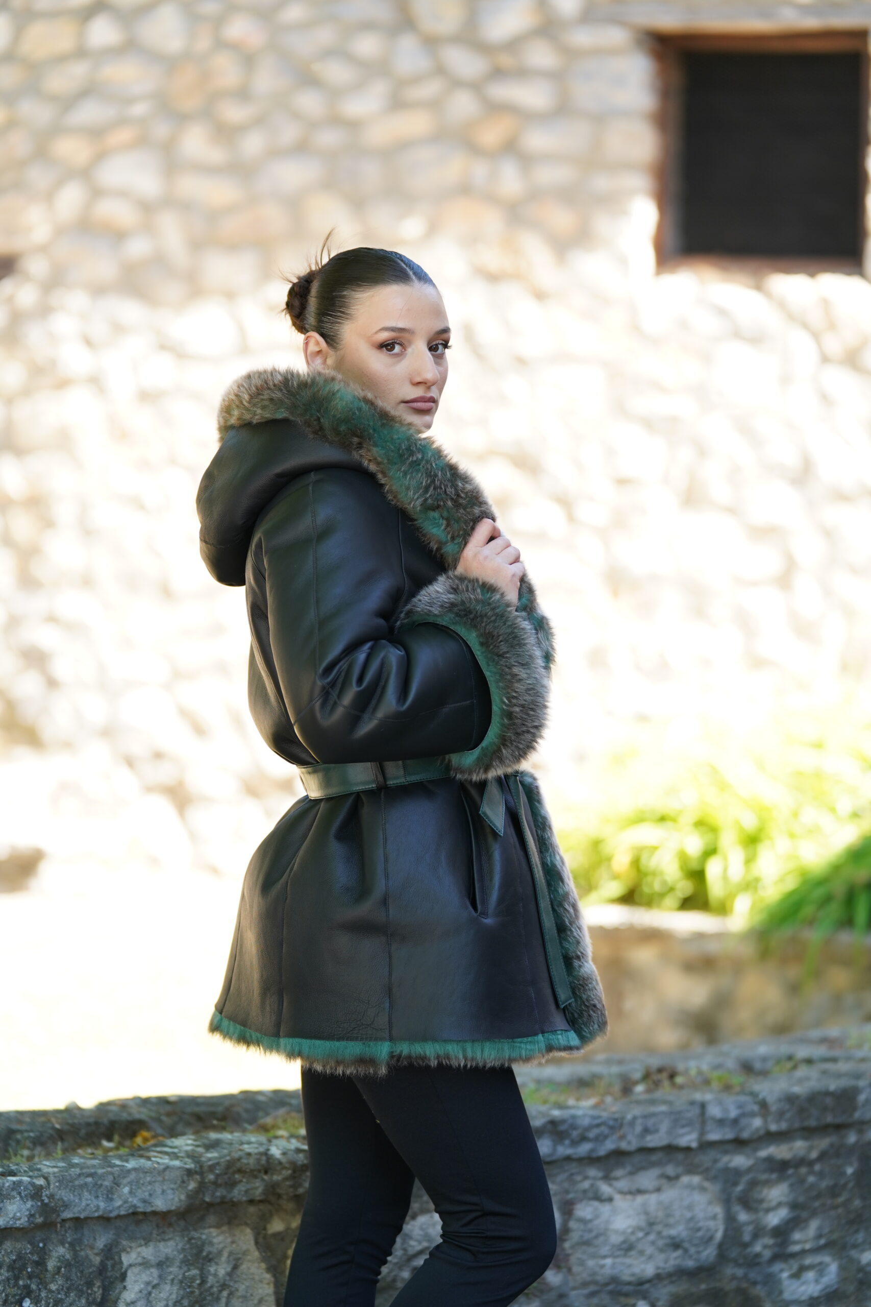 Elevate Your Winter Wardrobe with Real Sheepskin Fur Coat, Women’s Elegant Outerwear - Image 6