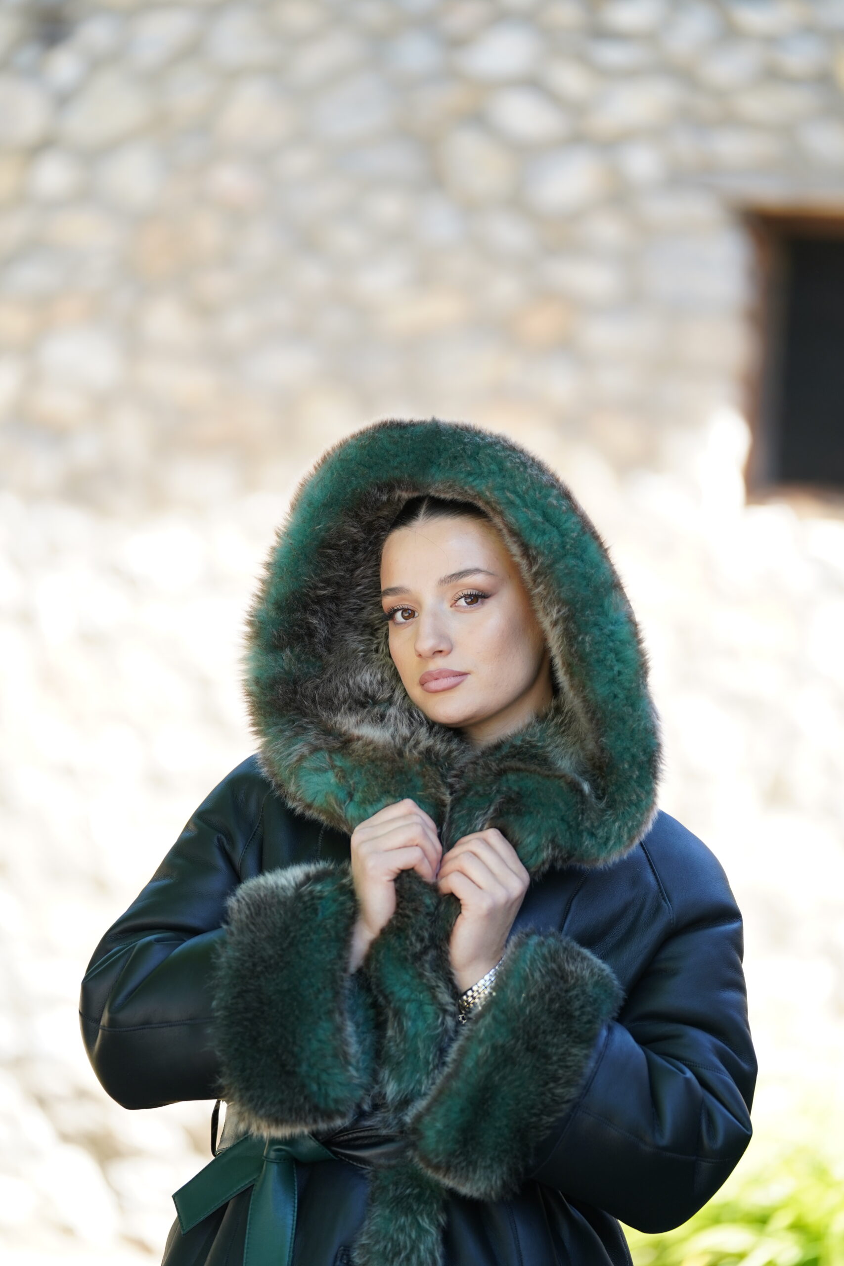 Elevate Your Winter Wardrobe with Real Sheepskin Fur Coat, Women’s Elegant Outerwear - Image 8
