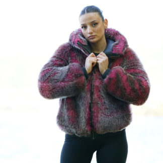 Elevate Your Winter Wardrobe with Real Sheepskin Fur Coat, Women’s Elegant Outerwear