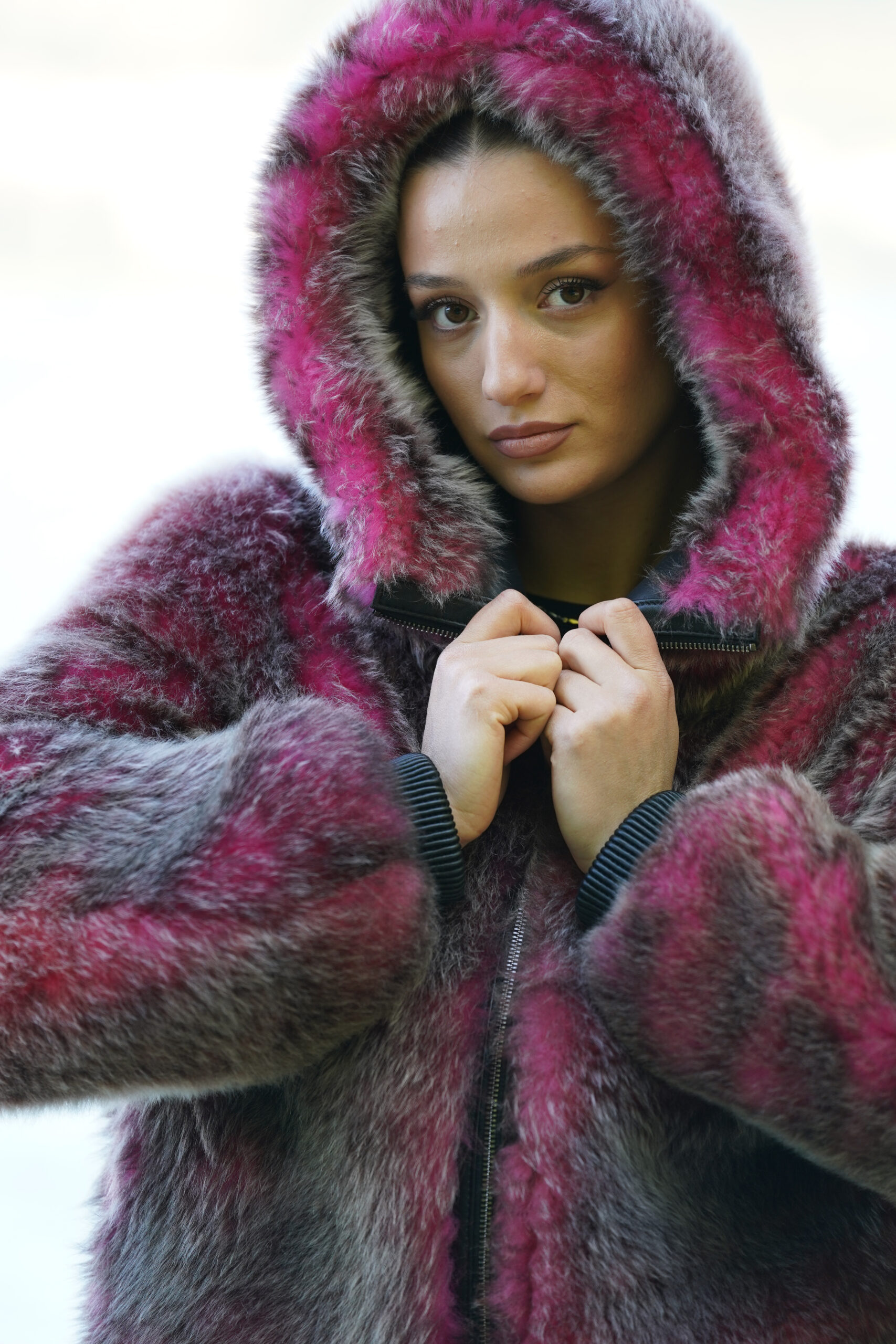 Elevate Your Winter Wardrobe with Real Sheepskin Fur Coat, Women’s Elegant Outerwear - Image 7