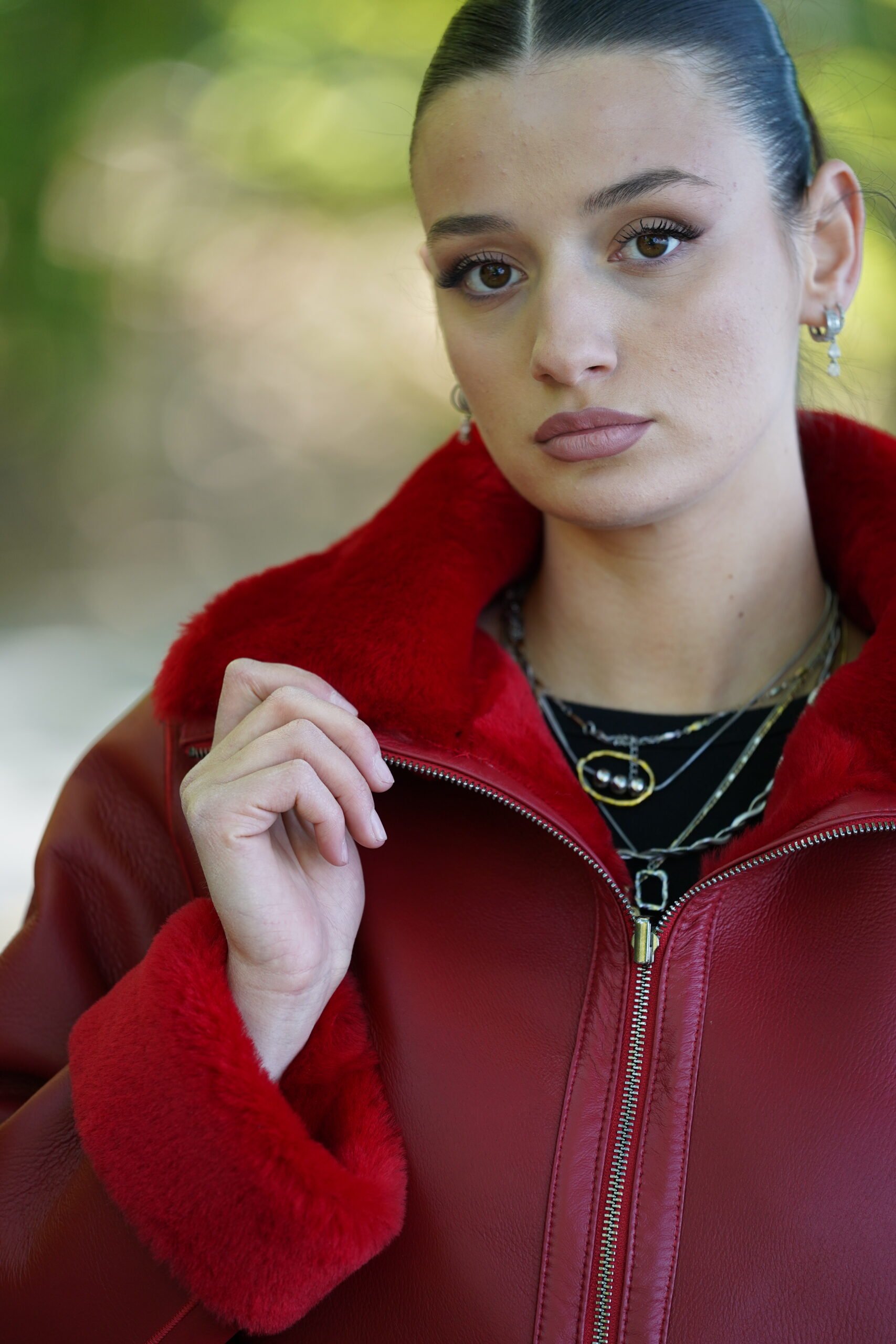 Elevate Your Winter Wardrobe with Real Double Sided Sheepskin Fur Coat, Women’s Elegant Outerwear - Image 7