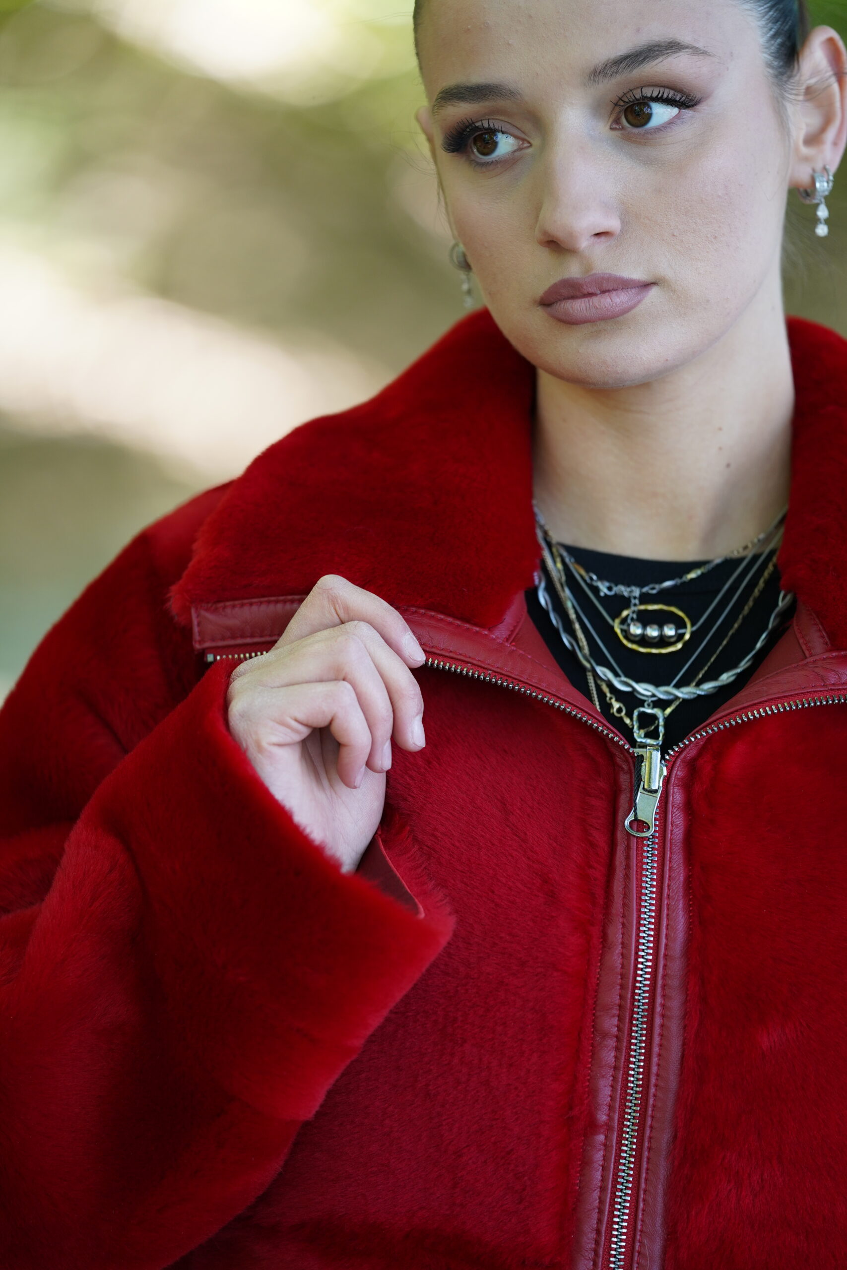Elevate Your Winter Wardrobe with Real Double Sided Sheepskin Fur Coat, Women’s Elegant Outerwear - Image 8