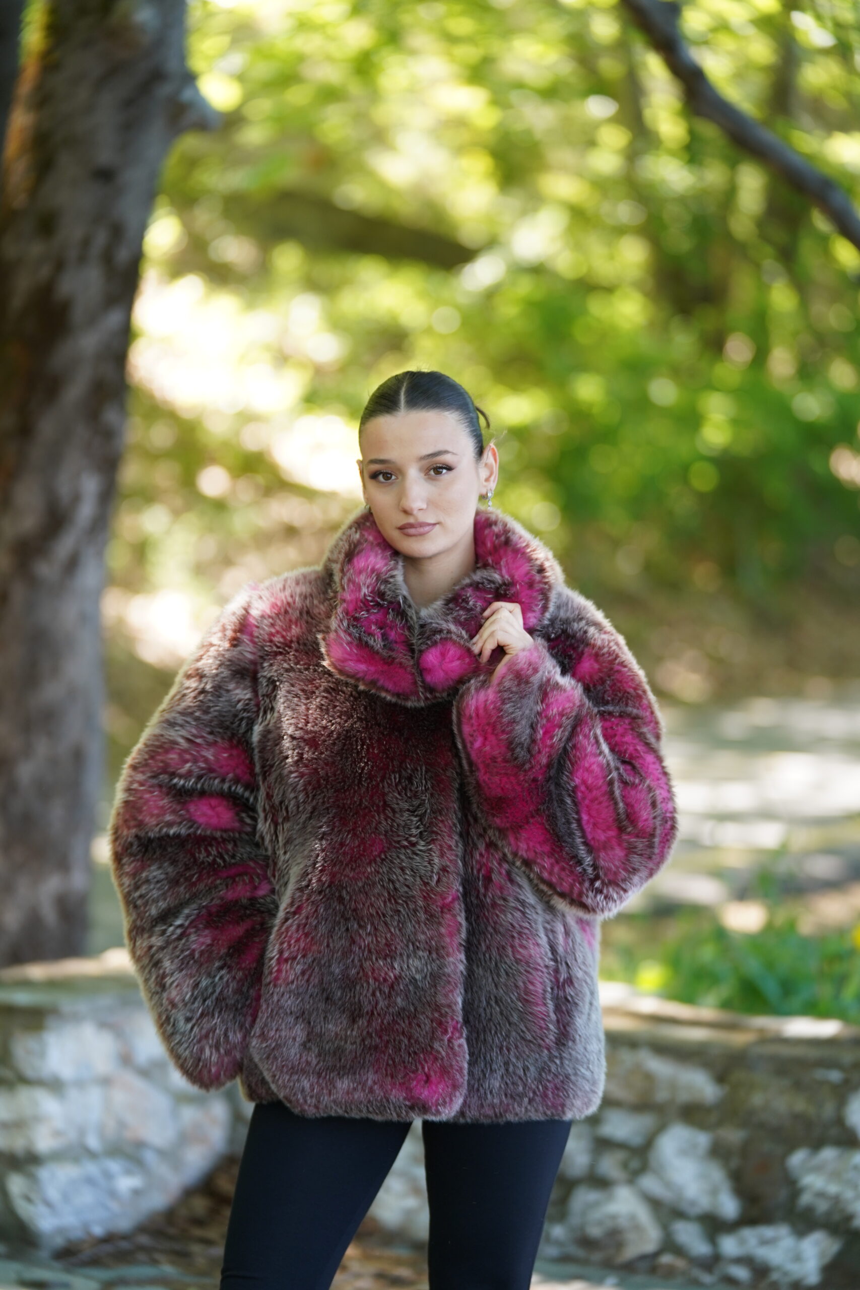Elevate Your Winter Wardrobe with Real Sheepskin Fur Coat, Women’s Elegant Outerwear
