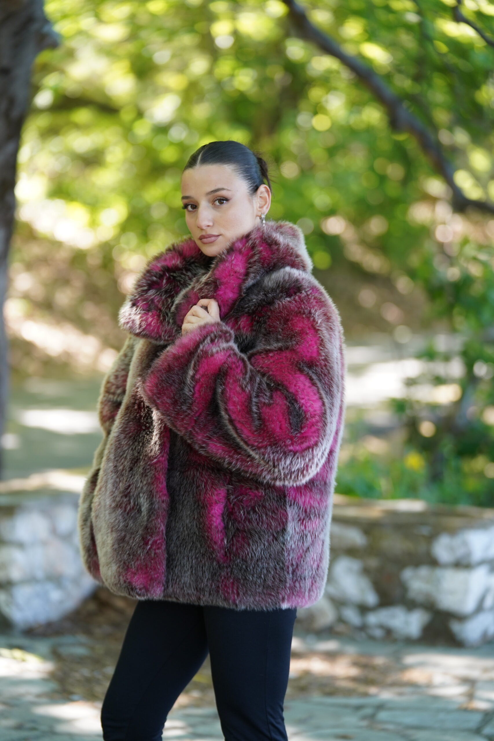 Elevate Your Winter Wardrobe with Real Sheepskin Fur Coat, Women’s Elegant Outerwear - Image 3