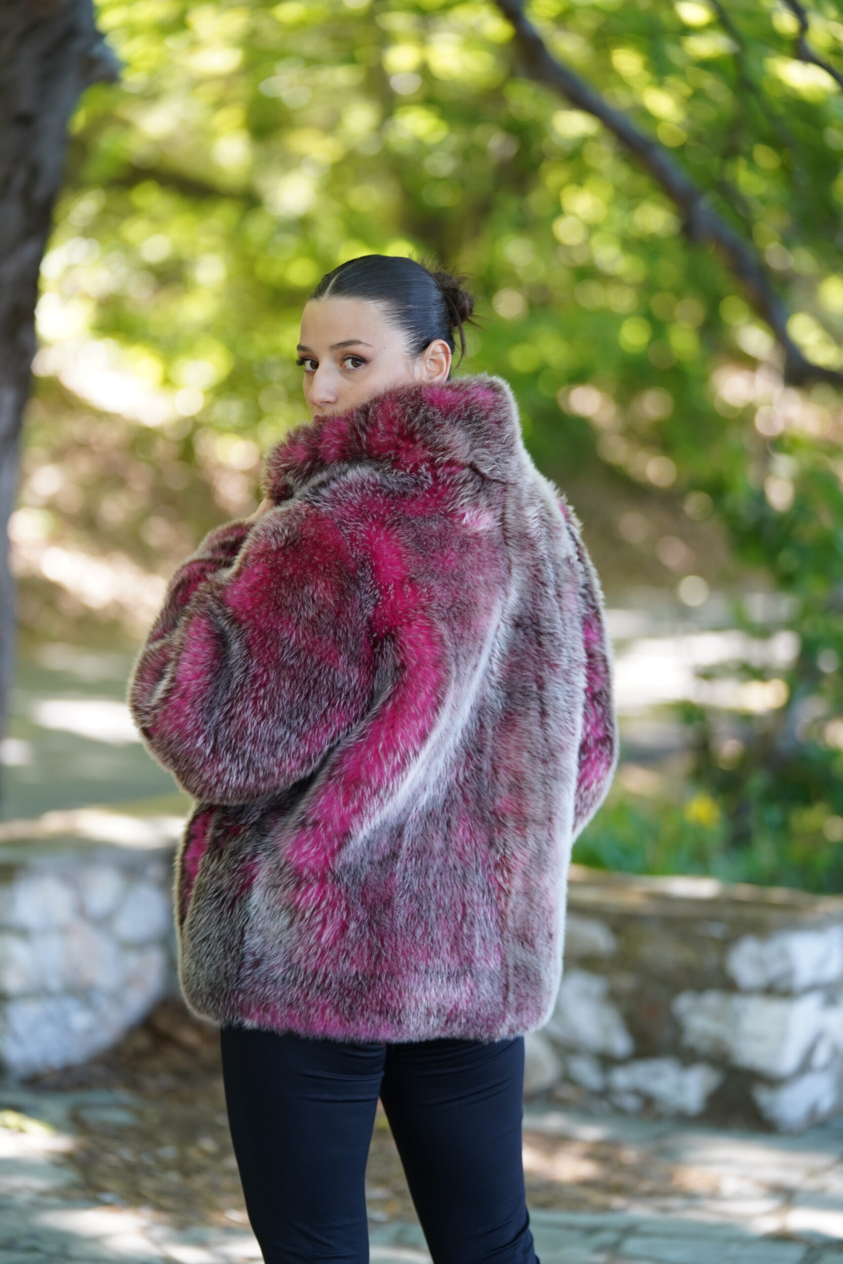 Elevate Your Winter Wardrobe with Real Sheepskin Fur Coat, Women’s Elegant Outerwear - Image 4