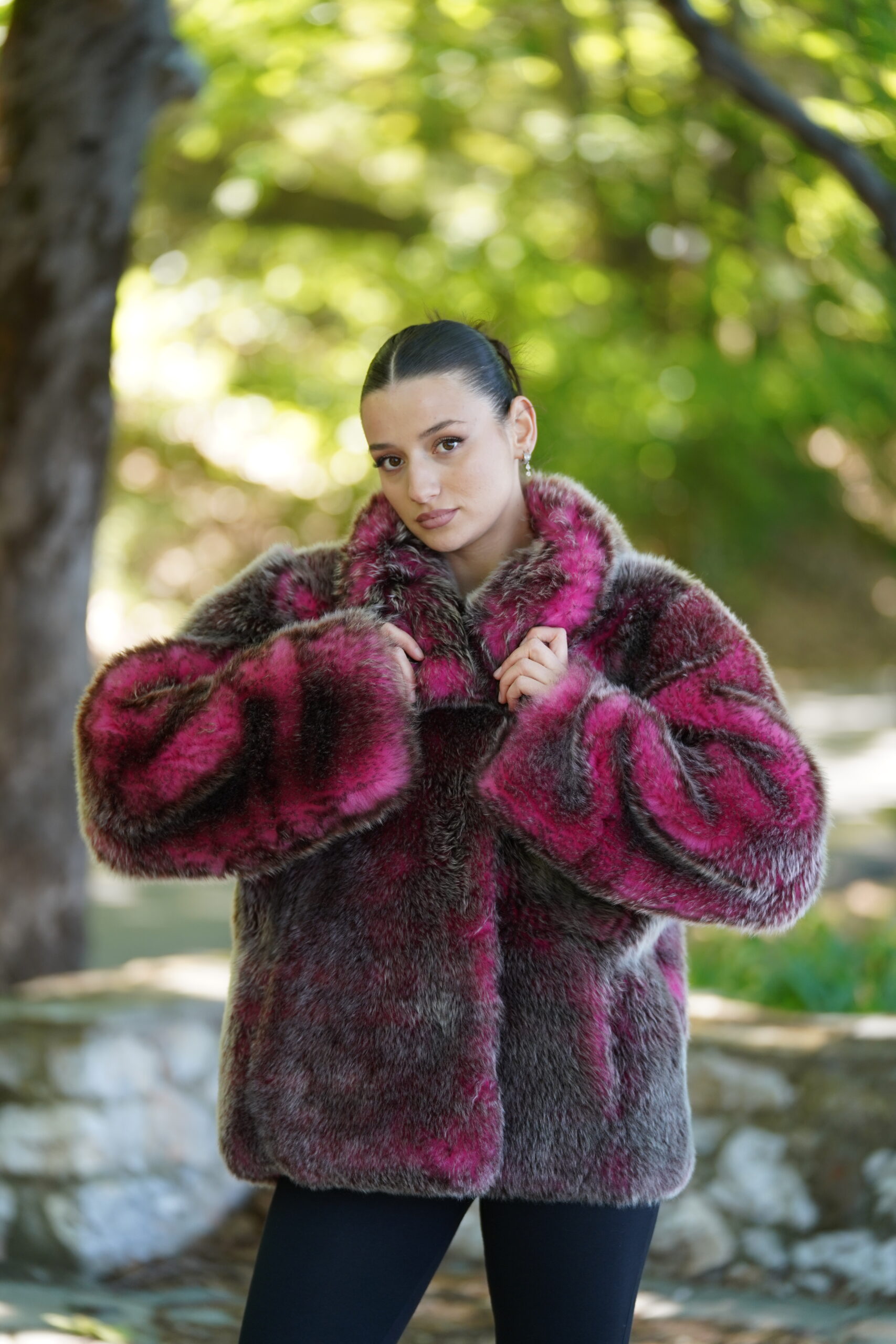 Elevate Your Winter Wardrobe with Real Sheepskin Fur Coat, Women’s Elegant Outerwear - Image 7