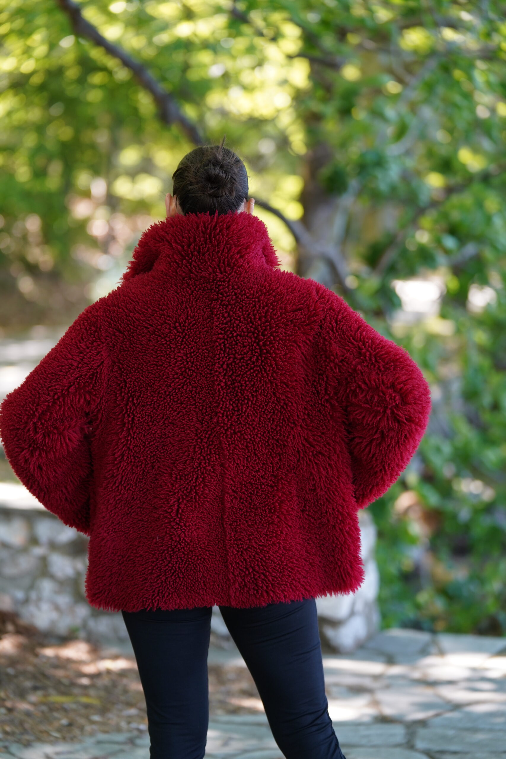 Elevate Your Winter Wardrobe with Real Double Sided Sheepskin Fur Coat, Women’s Elegant Outerwear - Image 14