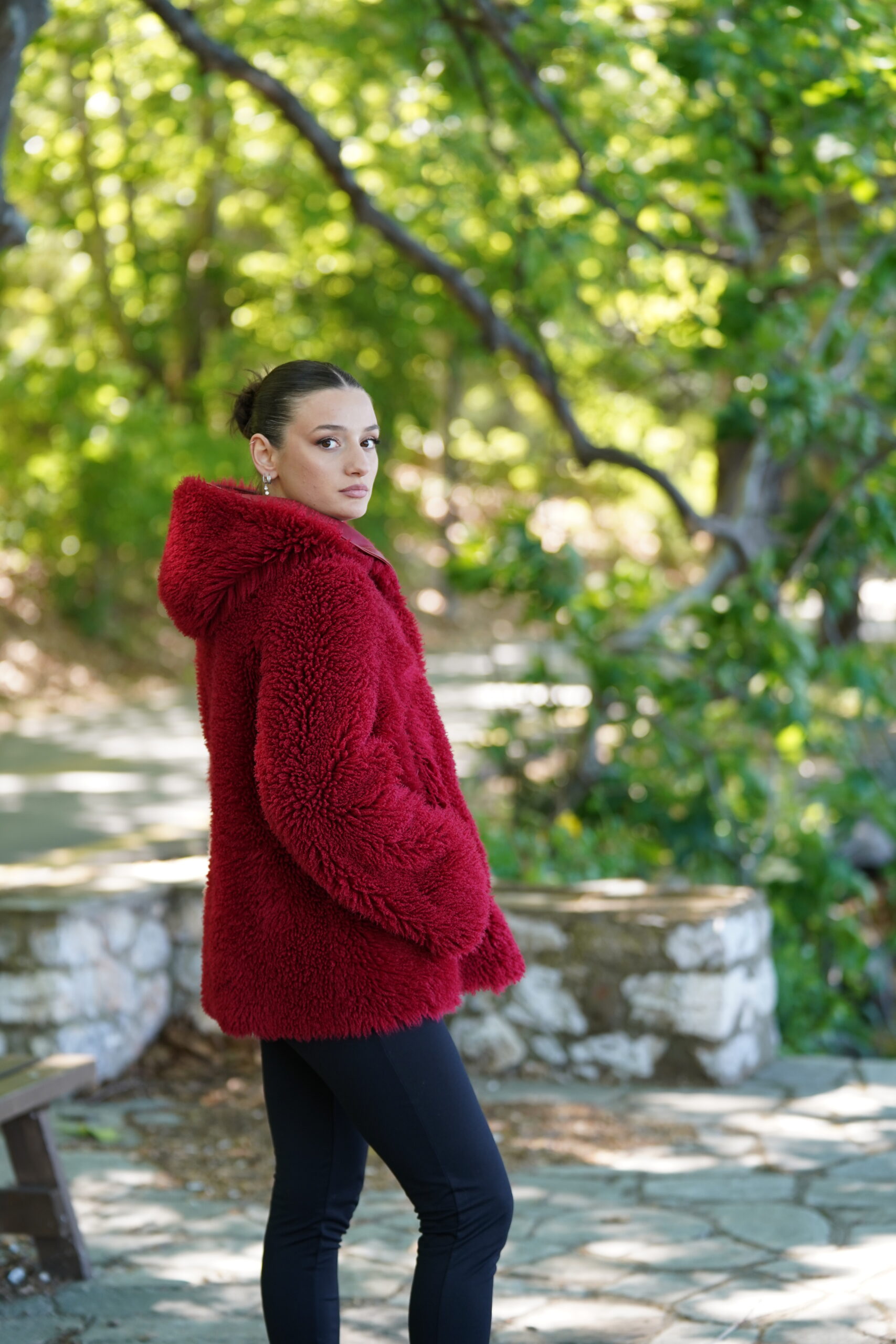 Elevate Your Winter Wardrobe with Real Sheepskin Fur Coat, Women’s Elegant Outerwear - Image 7