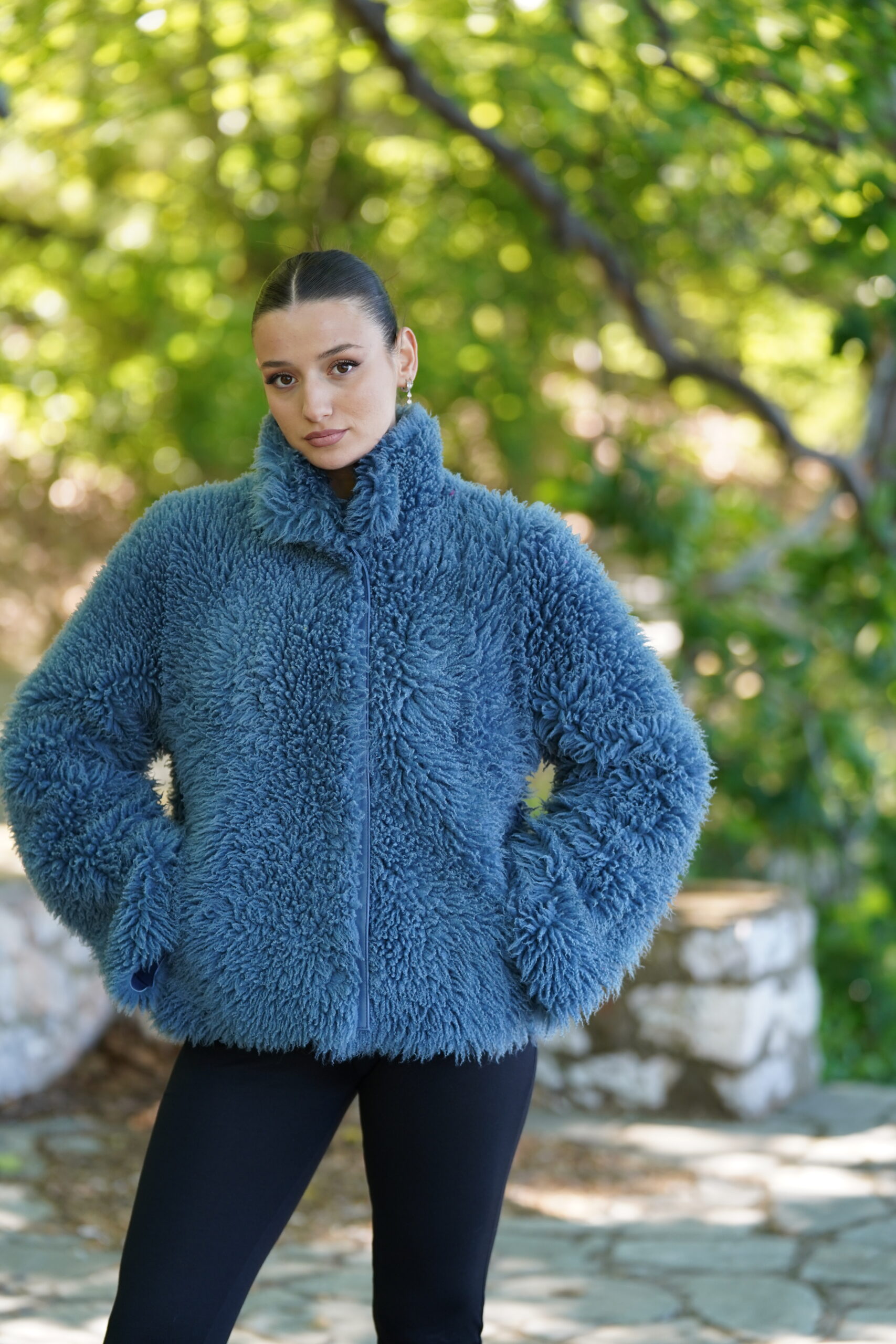 Elevate Your Winter Wardrobe with Real Sheepskin Fur Coat, Women’s Elegant Outerwear