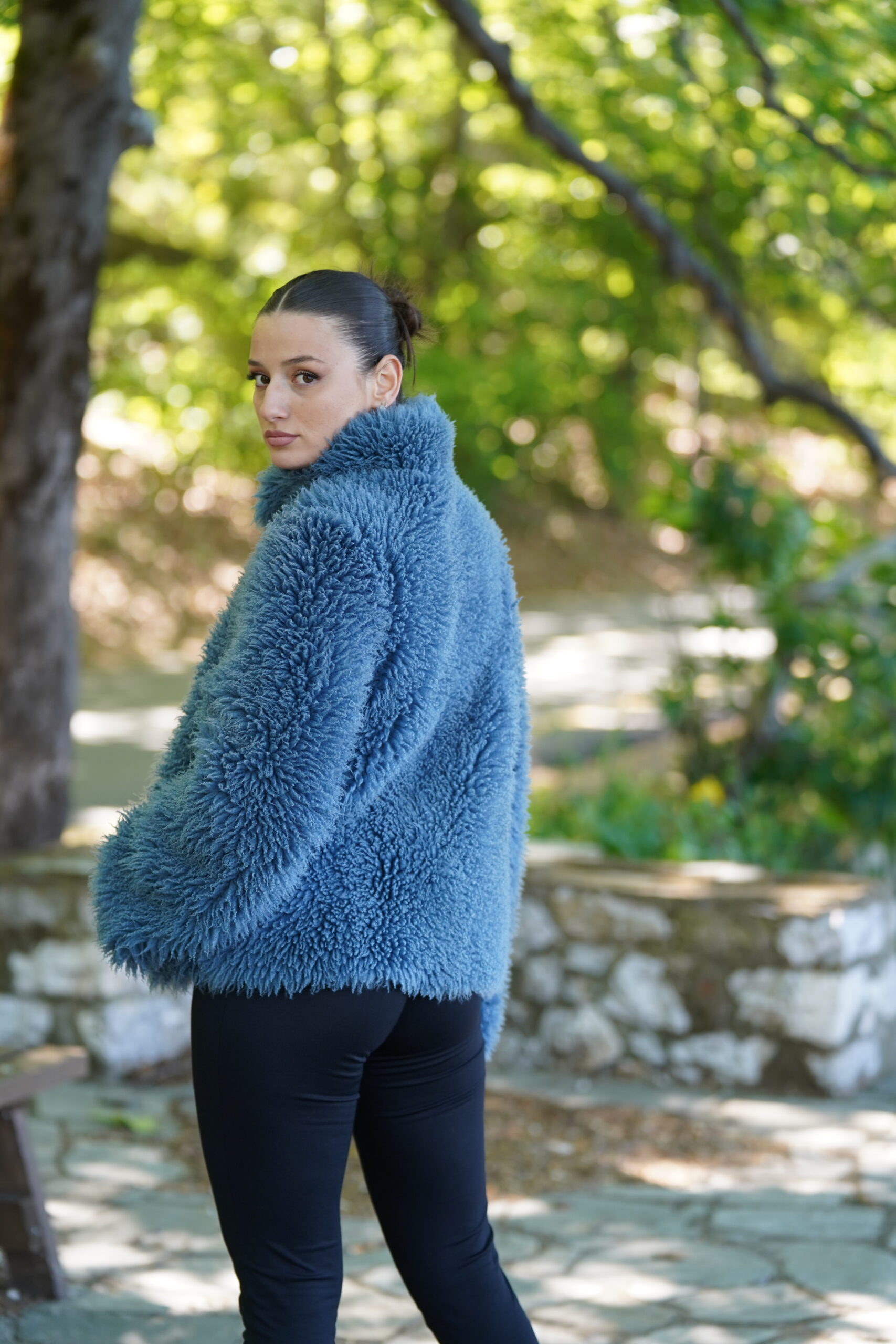 Elevate Your Winter Wardrobe with Real Sheepskin Fur Coat, Women’s Elegant Outerwear - Image 4