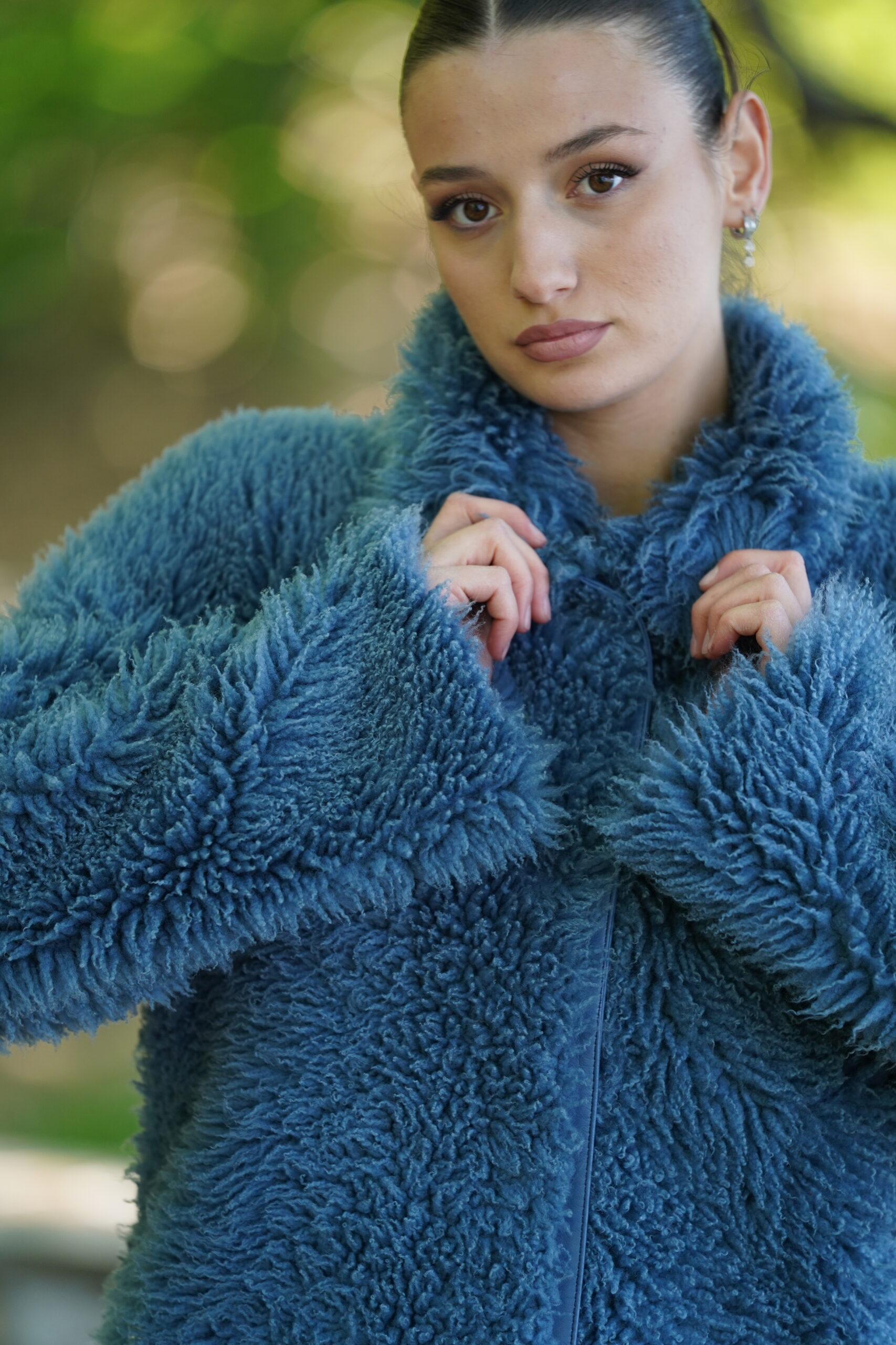 Elevate Your Winter Wardrobe with Real Sheepskin Fur Coat, Women’s Elegant Outerwear - Image 7