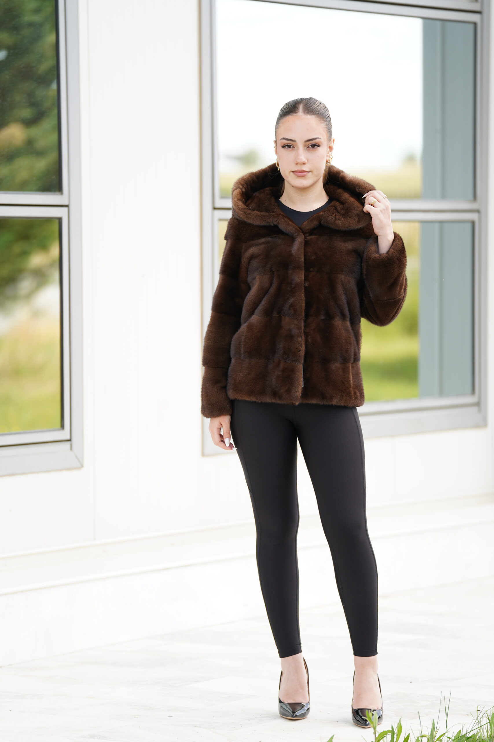 Elevate Your Winter Wardrobe with Real Mink Fur Coat, Women’s Elegant Outerwear - Image 5