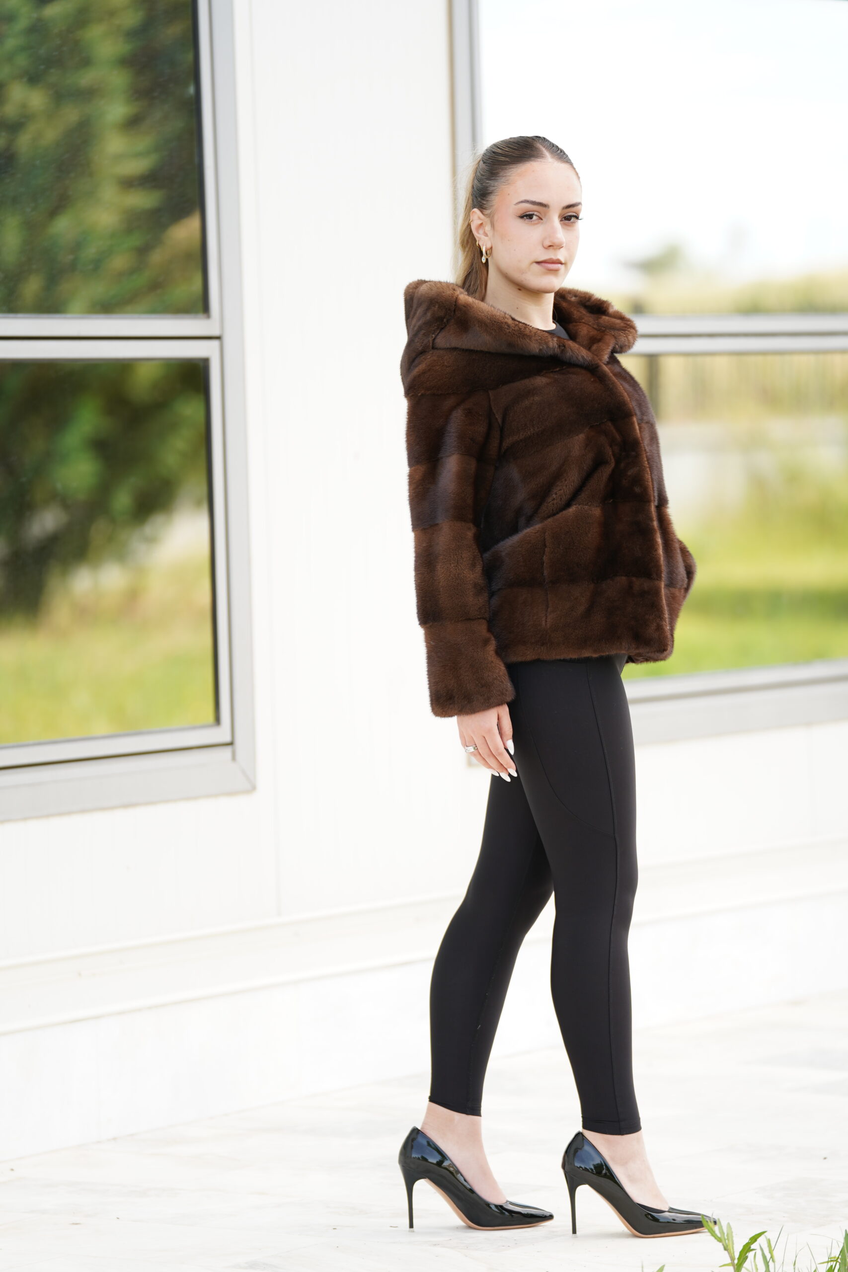 Elevate Your Winter Wardrobe with Real Mink Fur Coat, Women’s Elegant Outerwear - Image 9