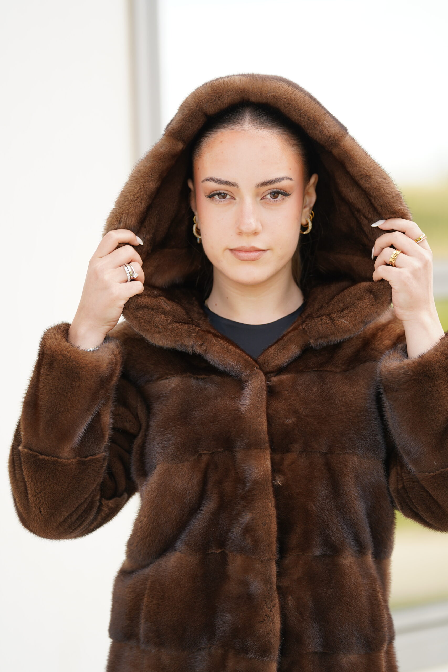 Elevate Your Winter Wardrobe with Real Mink Fur Coat, Women’s Elegant Outerwear - Image 4