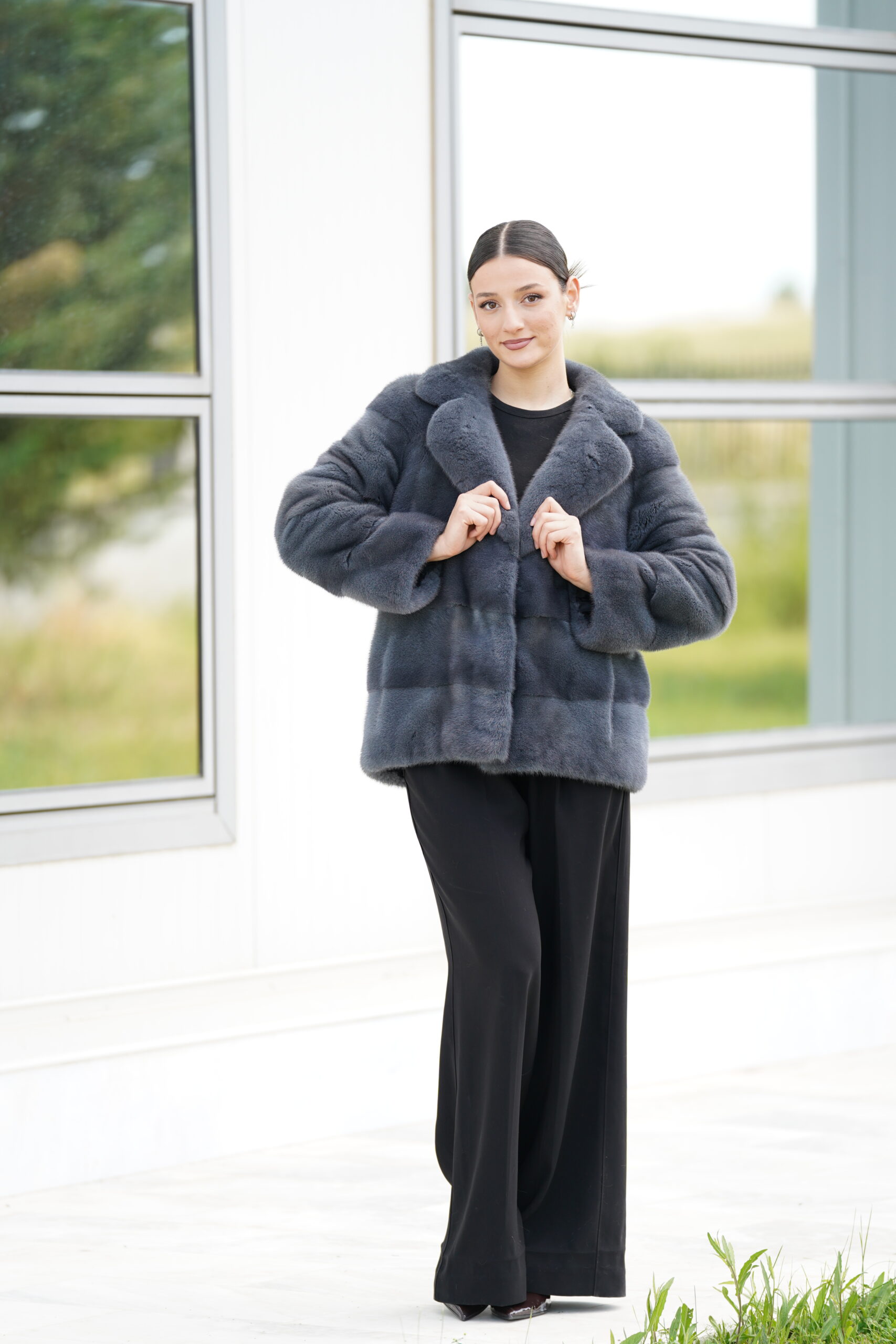 Elevate Your Winter Wardrobe with Real Mink Fur Coat, Women’s Elegant Outerwear - Image 3