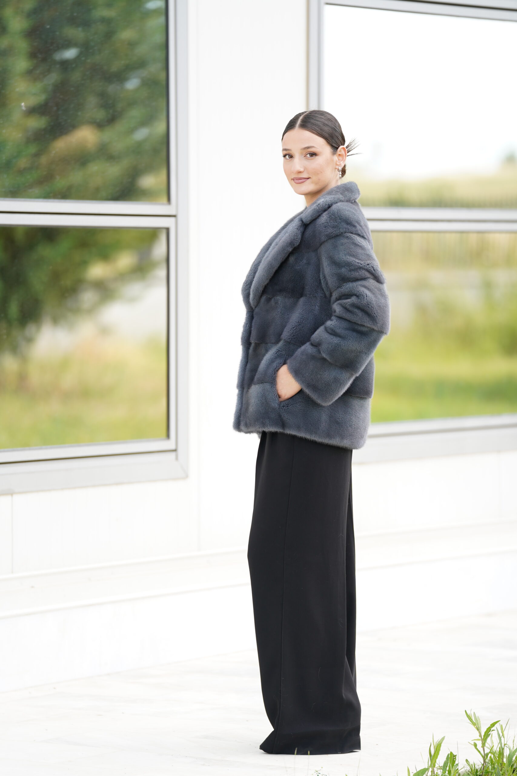 Elevate Your Winter Wardrobe with Real Mink Fur Coat, Women’s Elegant Outerwear - Image 4