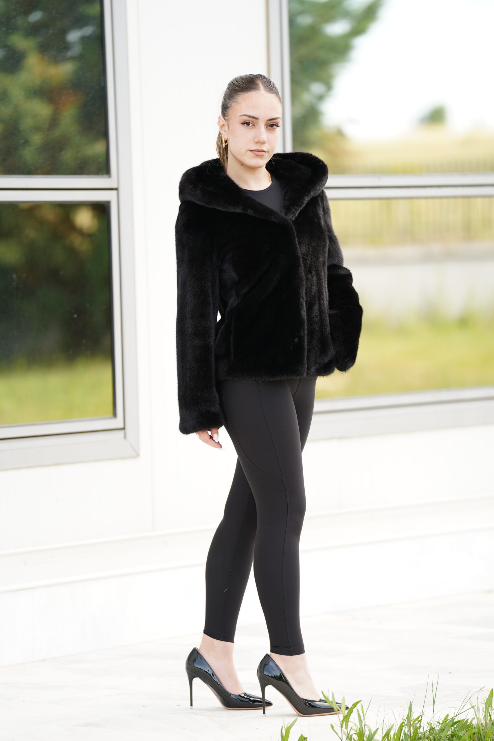 Elevate Your Winter Wardrobe with Real Mink Blackglama Fur Coat, Women’s Elegant Outerwear - Image 9