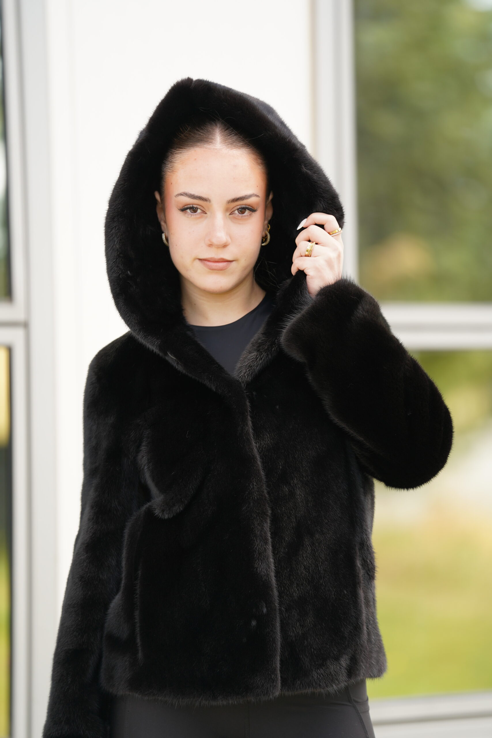 Elevate Your Winter Wardrobe with Real Mink Blackglama Fur Coat, Women’s Elegant Outerwear - Image 3