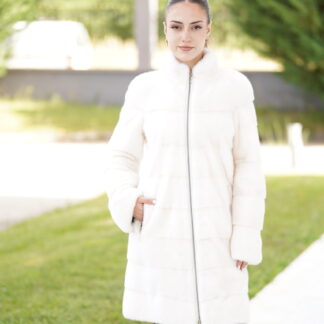 Elevate Your Winter Wardrobe with Real Pearl Mink Fur Coat, Women’s Elegant Outerwear
