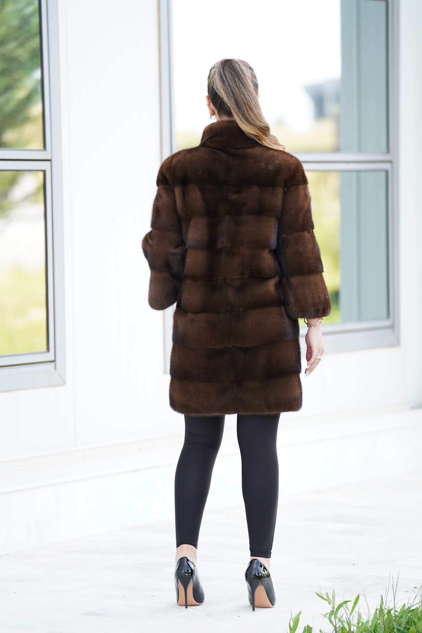 Elevate Your Winter Wardrobe with Real Mink Fur Coat, Women’s Elegant Outerwear - Image 6