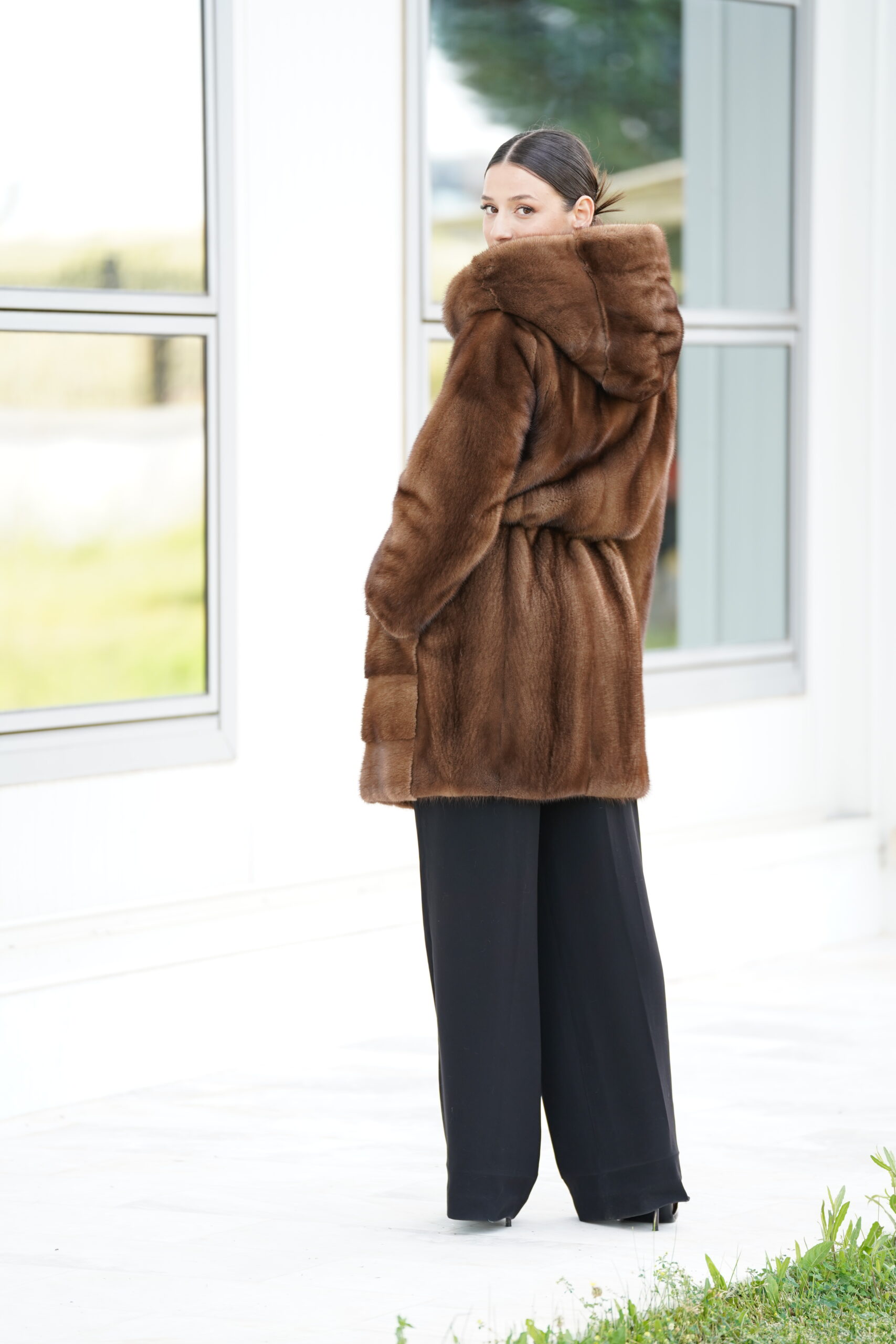 Elevate Your Winter Wardrobe with Real Mink Fur Coat, Women’s Elegant Outerwear - Image 6
