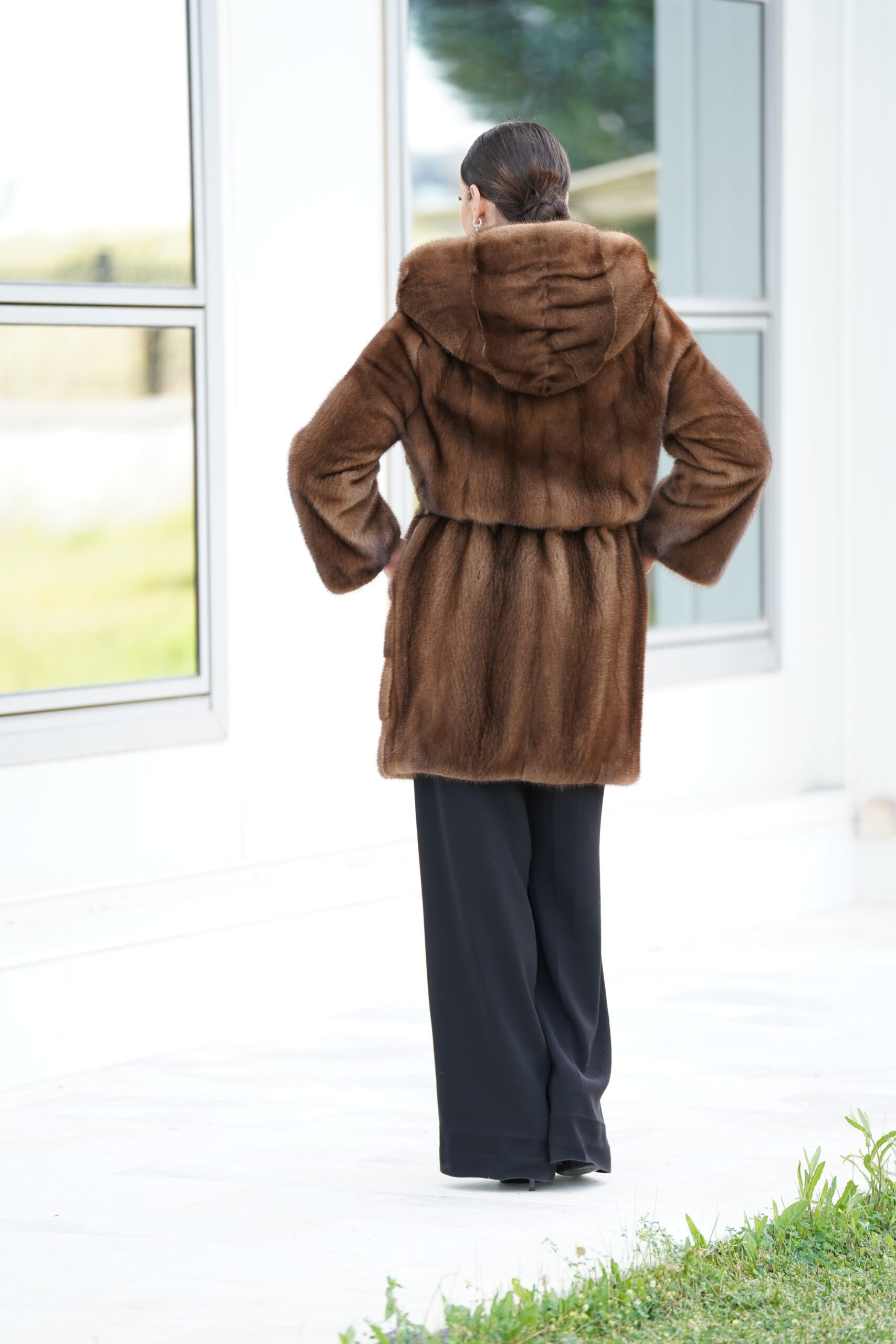 Elevate Your Winter Wardrobe with Real Mink Fur Coat, Women’s Elegant Outerwear - Image 7