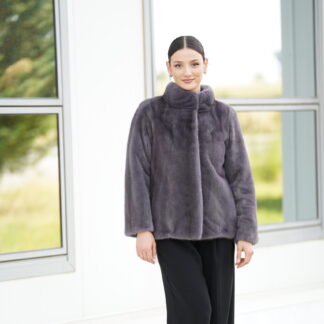 Elevate Your Winter Wardrobe with Real Mink Fur Coat, Women’s Elegant Outerwear