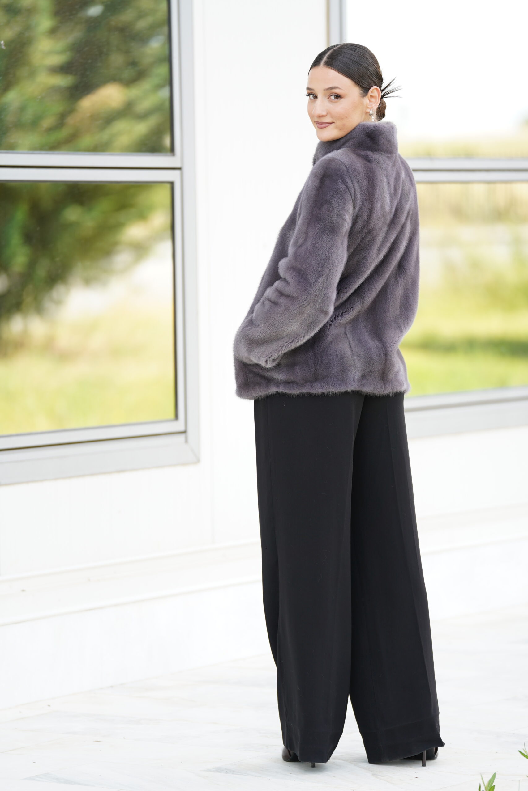Elevate Your Winter Wardrobe with Real Mink Fur Coat, Women’s Elegant Outerwear - Image 5