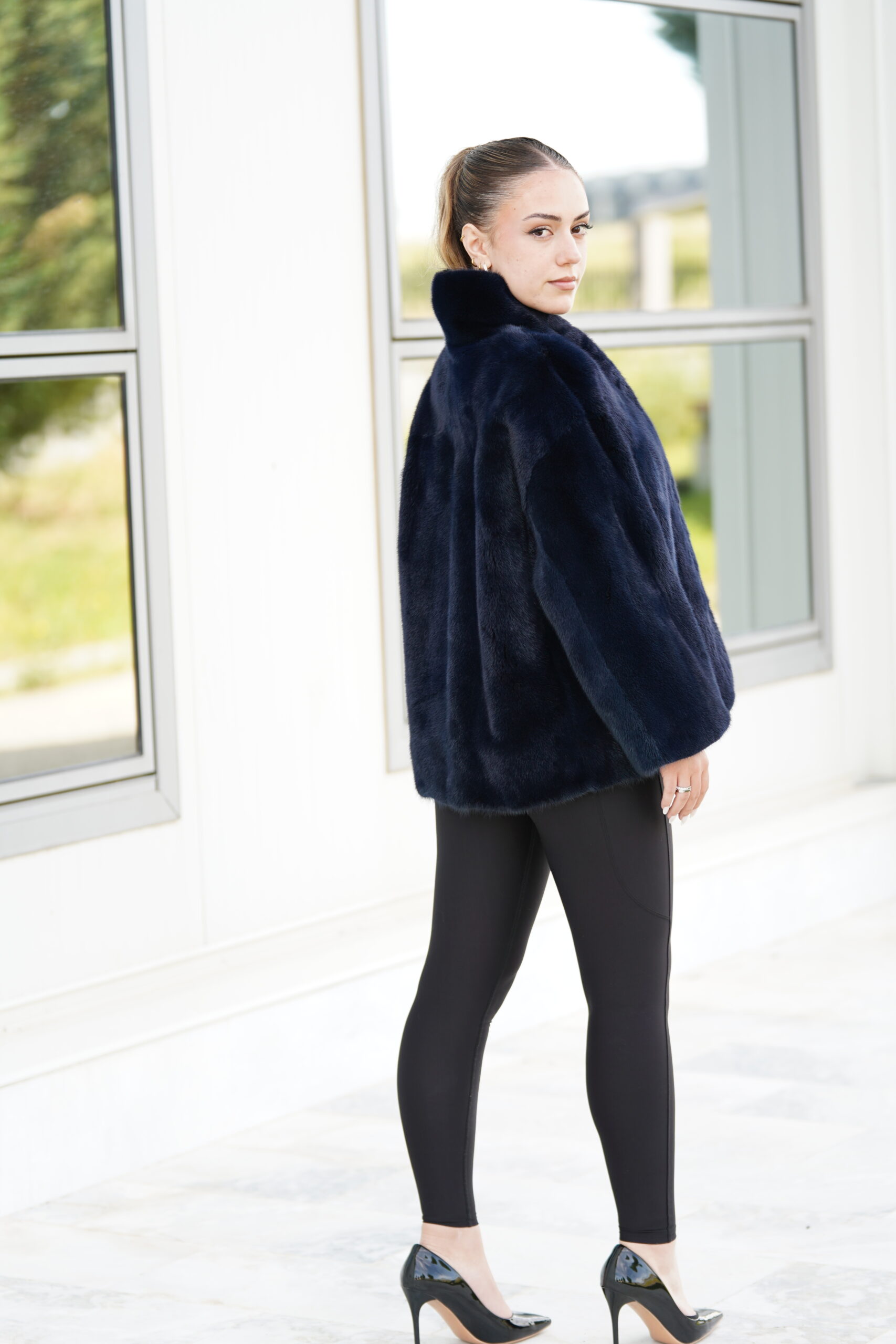 Elevate Your Winter Wardrobe with Real Mink Fur Coat, Women’s Elegant Outerwear - Image 7