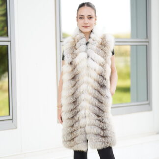 Elevate Your Winter Wardrobe with Cashmere Vest with Real Fox Fur, Women’s Elegant Outerwear