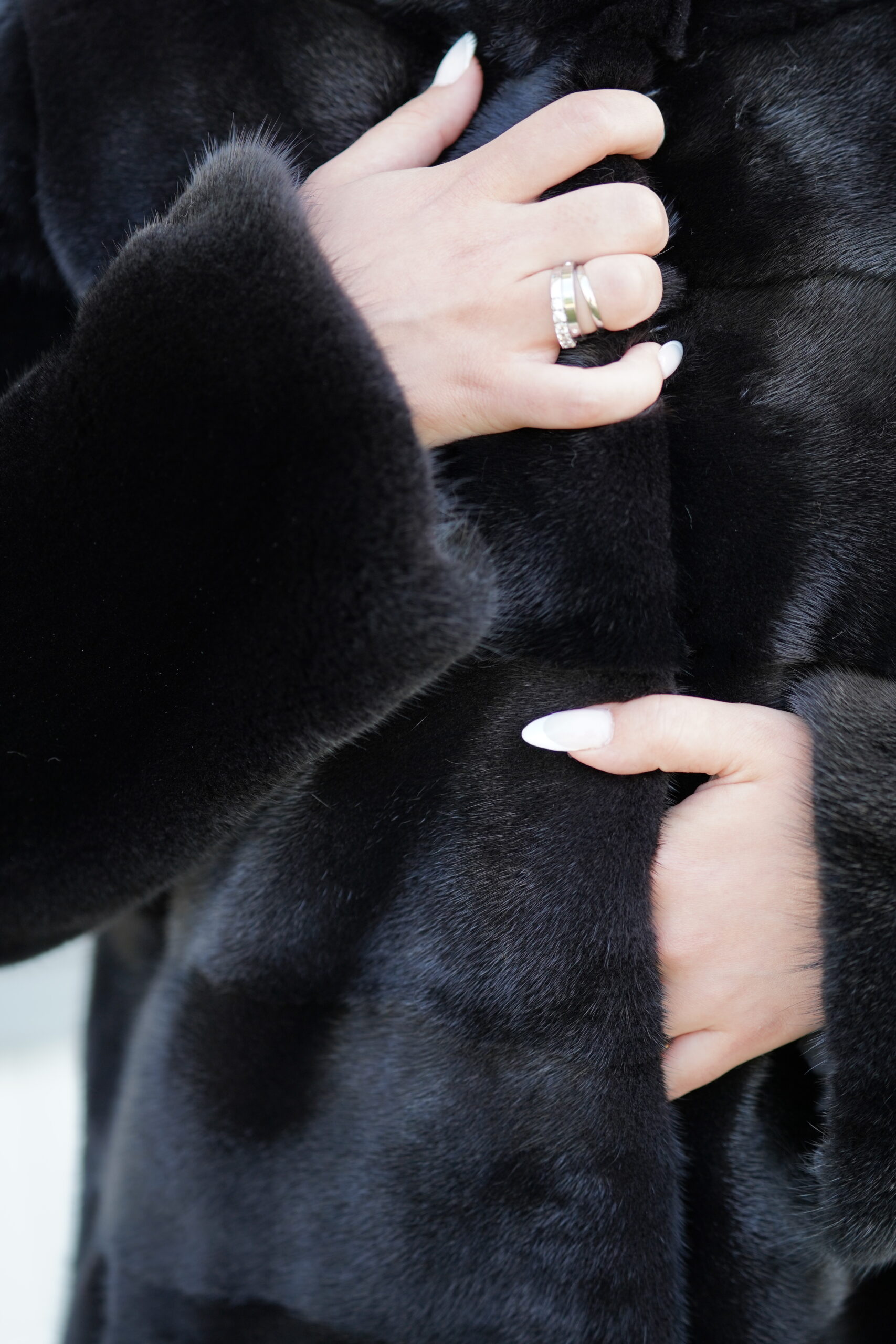 Elevate Your Winter Wardrobe with Real Mink Blackglama Fur Coat, Women’s Elegant Outerwear - Image 7