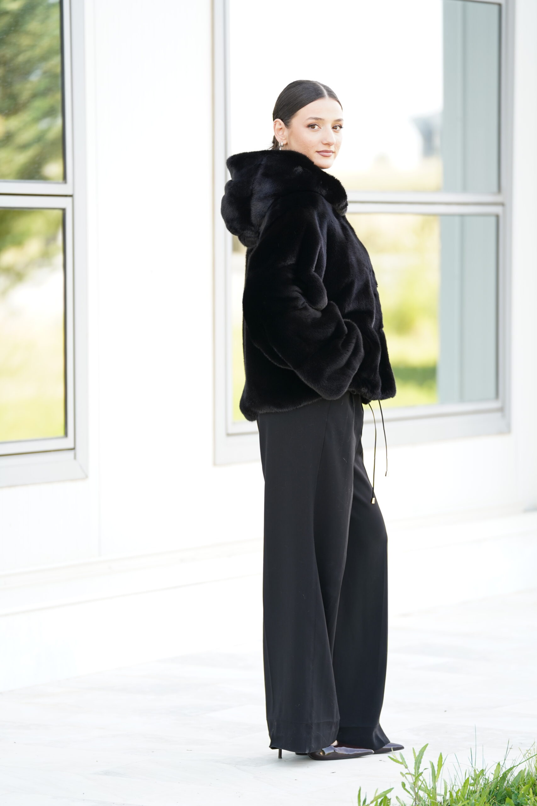 Elevate Your Winter Wardrobe with Real Mink Blackglama Fur Coat, Women’s Elegant Outerwear - Image 7