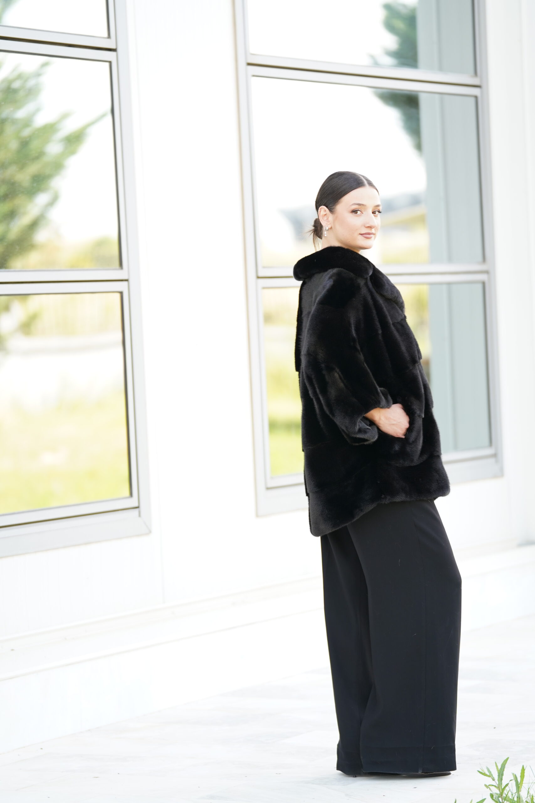 Elevate Your Winter Wardrobe with Real Mink Fur Coat, Women’s Elegant Outerwear - Image 6