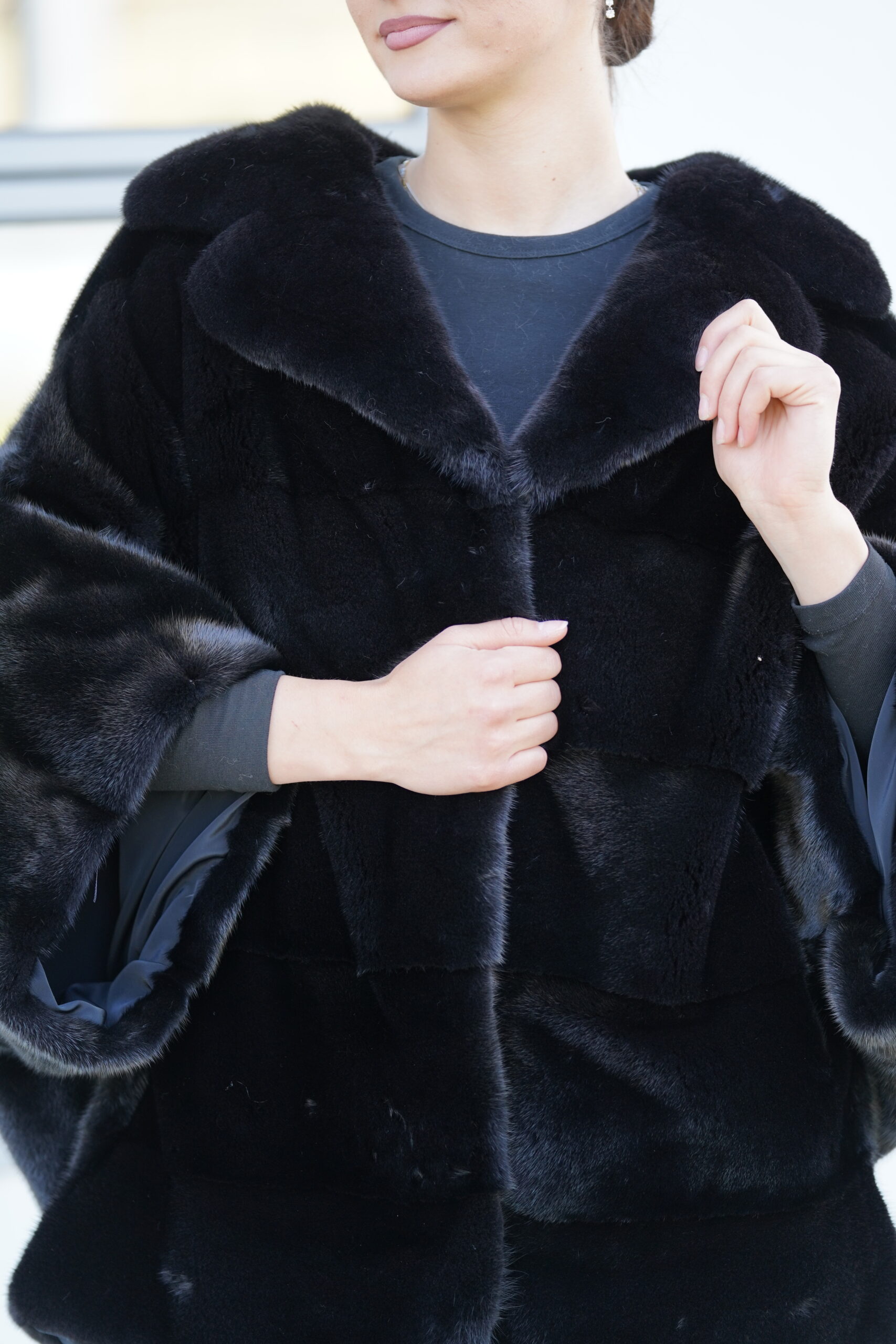 Elevate Your Winter Wardrobe with Real Mink Fur Coat, Women’s Elegant Outerwear - Image 7