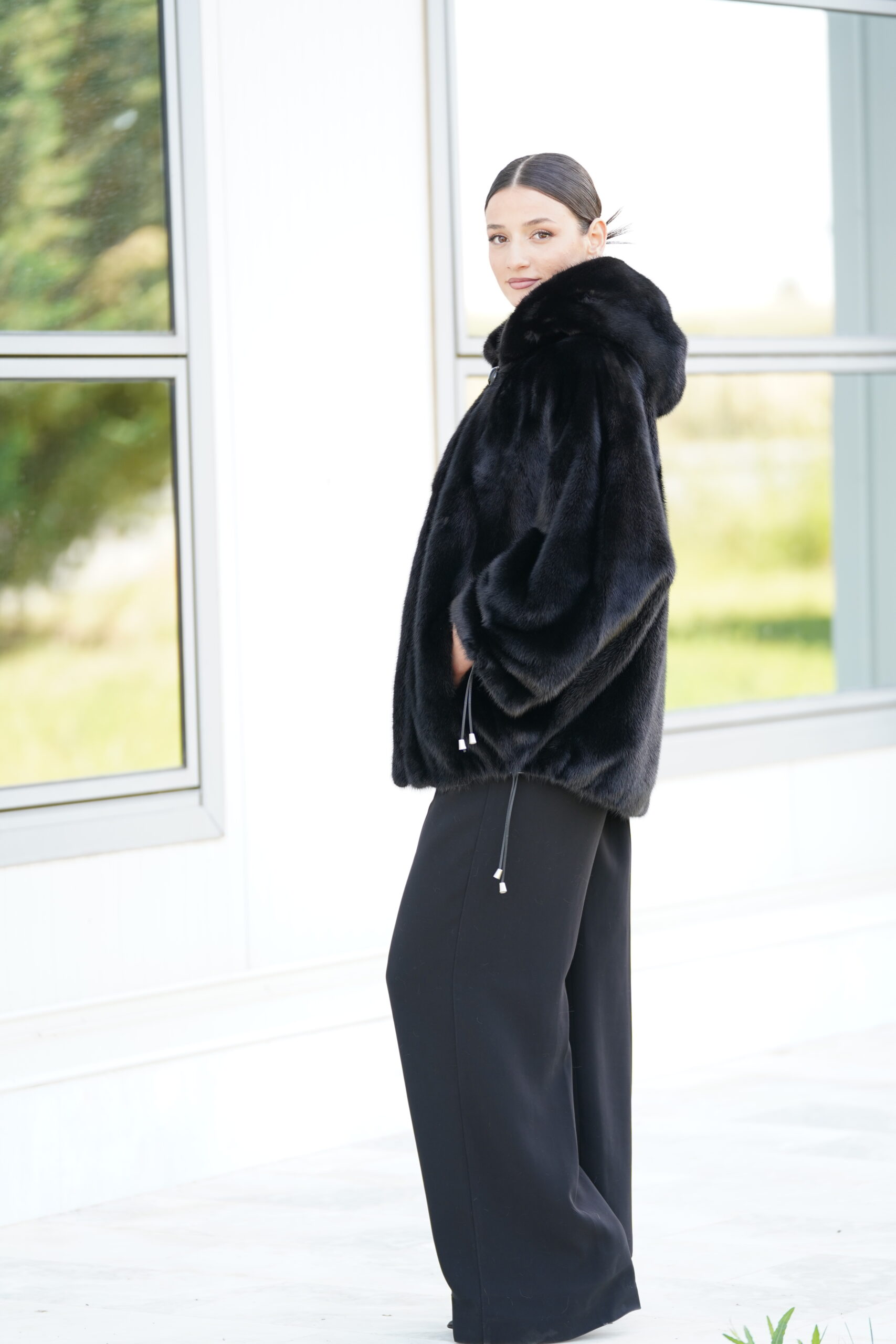 Elevate Your Winter Wardrobe with Real Mink Fur Coat, Women’s Elegant Outerwear - Image 4