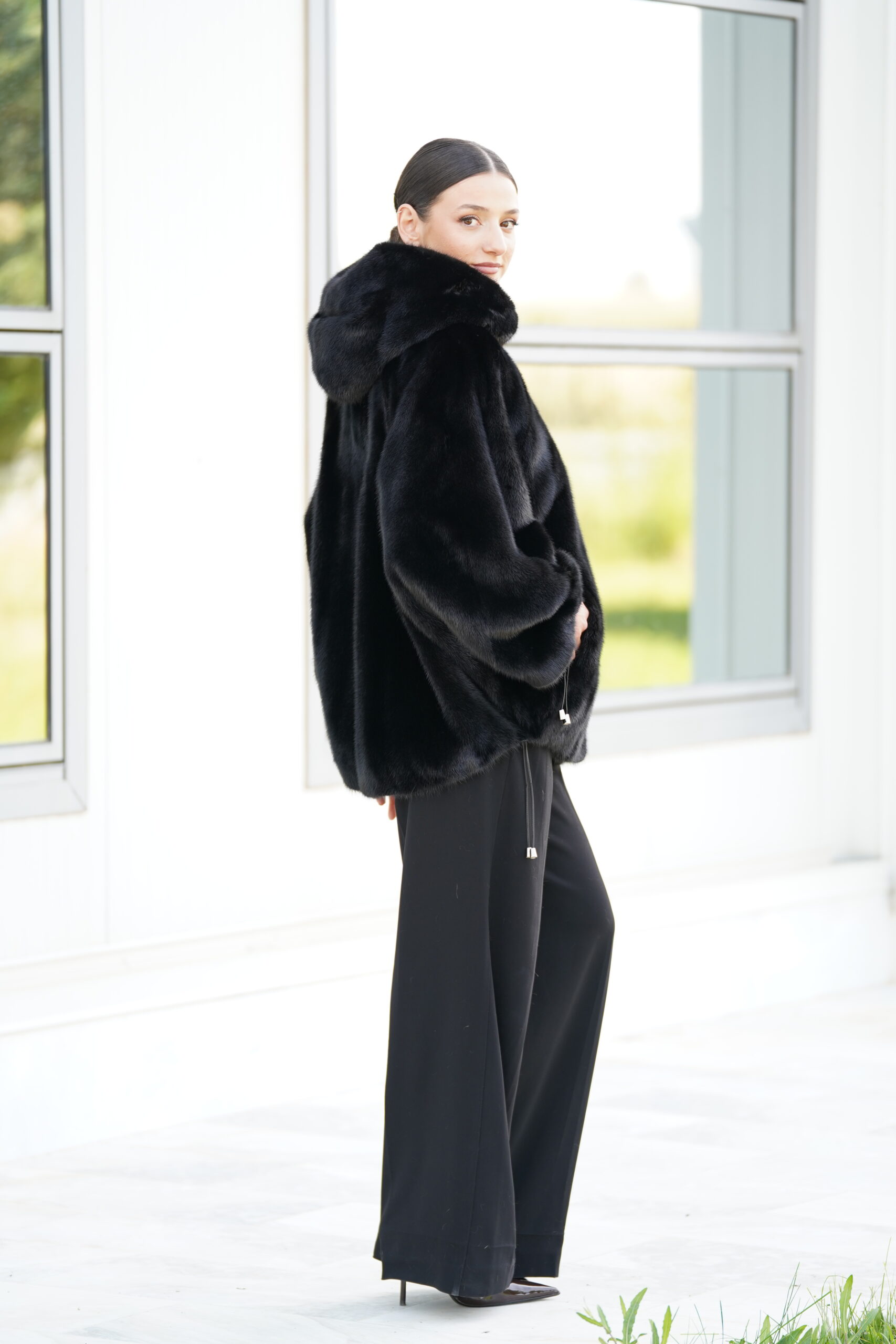 Elevate Your Winter Wardrobe with Real Mink Fur Coat, Women’s Elegant Outerwear - Image 7