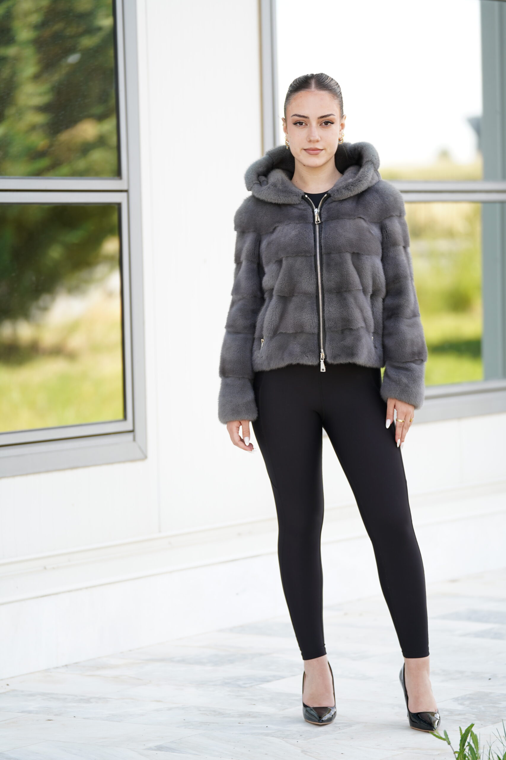 Elevate Your Winter Wardrobe with Real Mink Fur Coat, Women’s Elegant Outerwear - Image 3