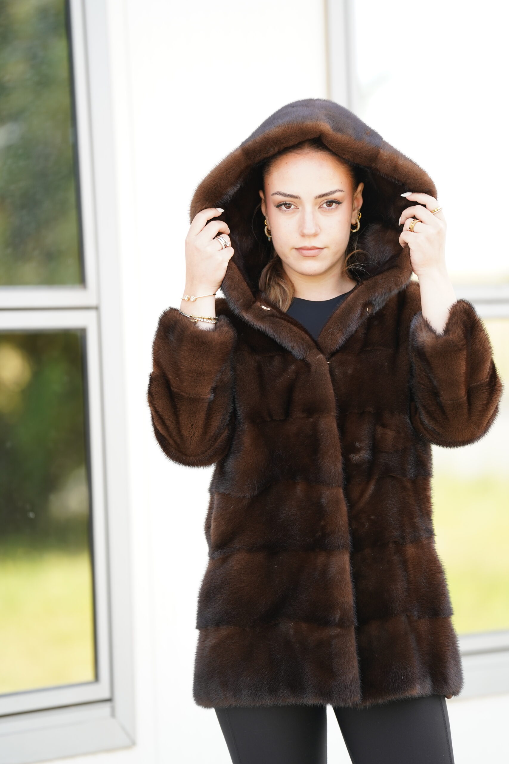 Elevate Your Winter Wardrobe with Real Mink Fur Coat, Women’s Elegant Outerwear - Image 8