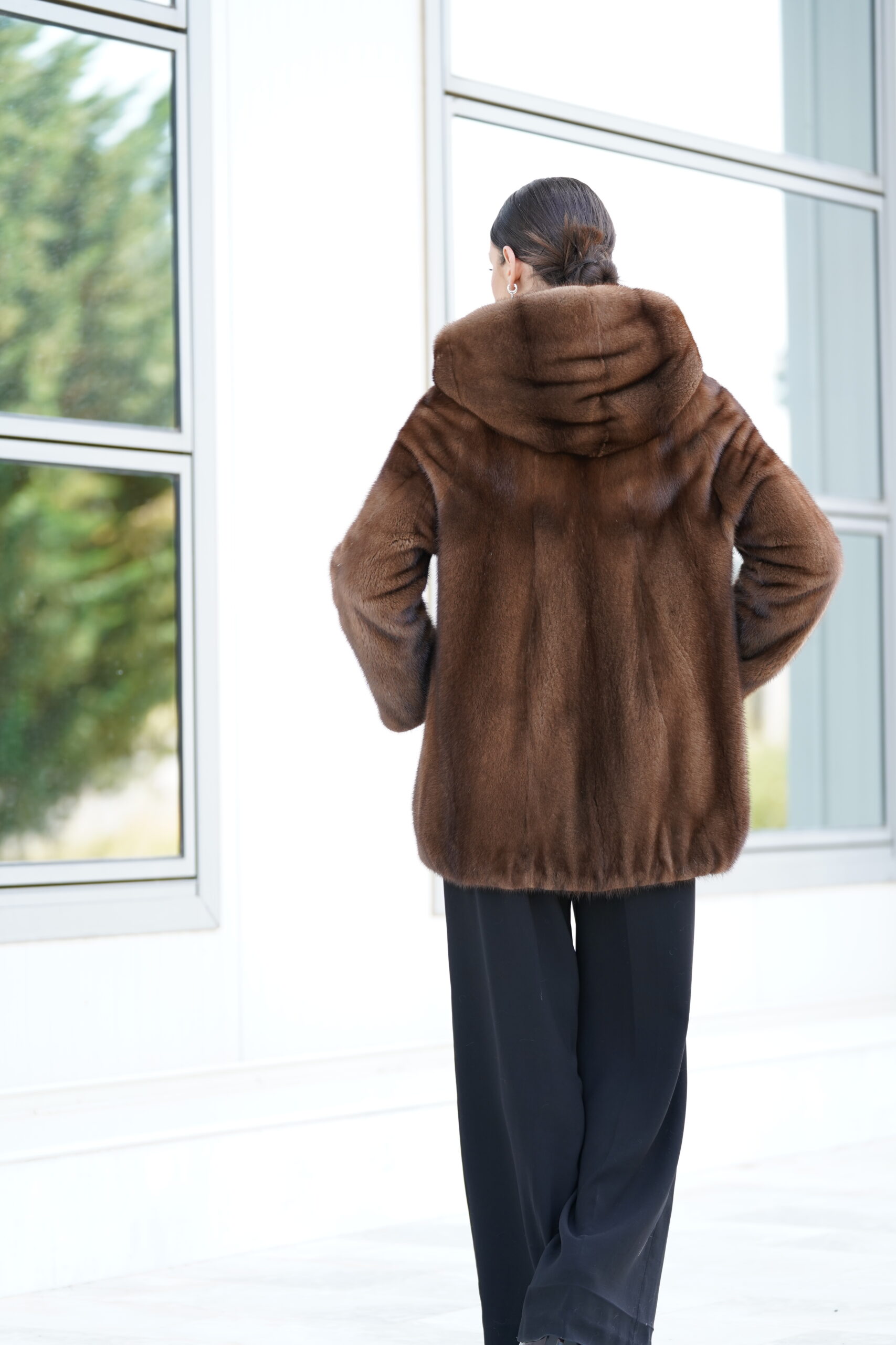 Elevate Your Winter Wardrobe with Real Mink Fur Coat, Women’s Elegant Outerwear - Image 6