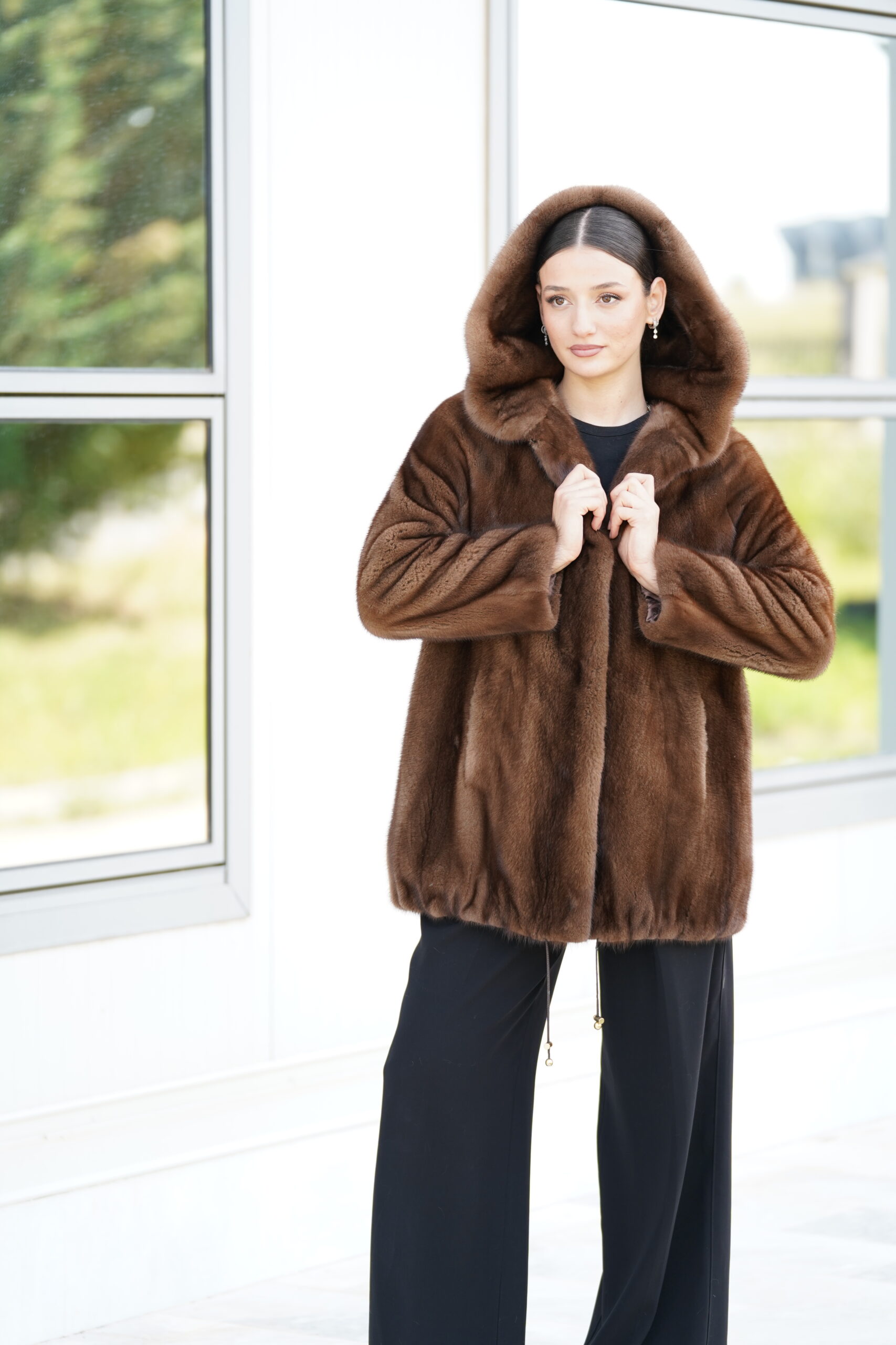 Elevate Your Winter Wardrobe with Real Mink Fur Coat, Women’s Elegant Outerwear - Image 8