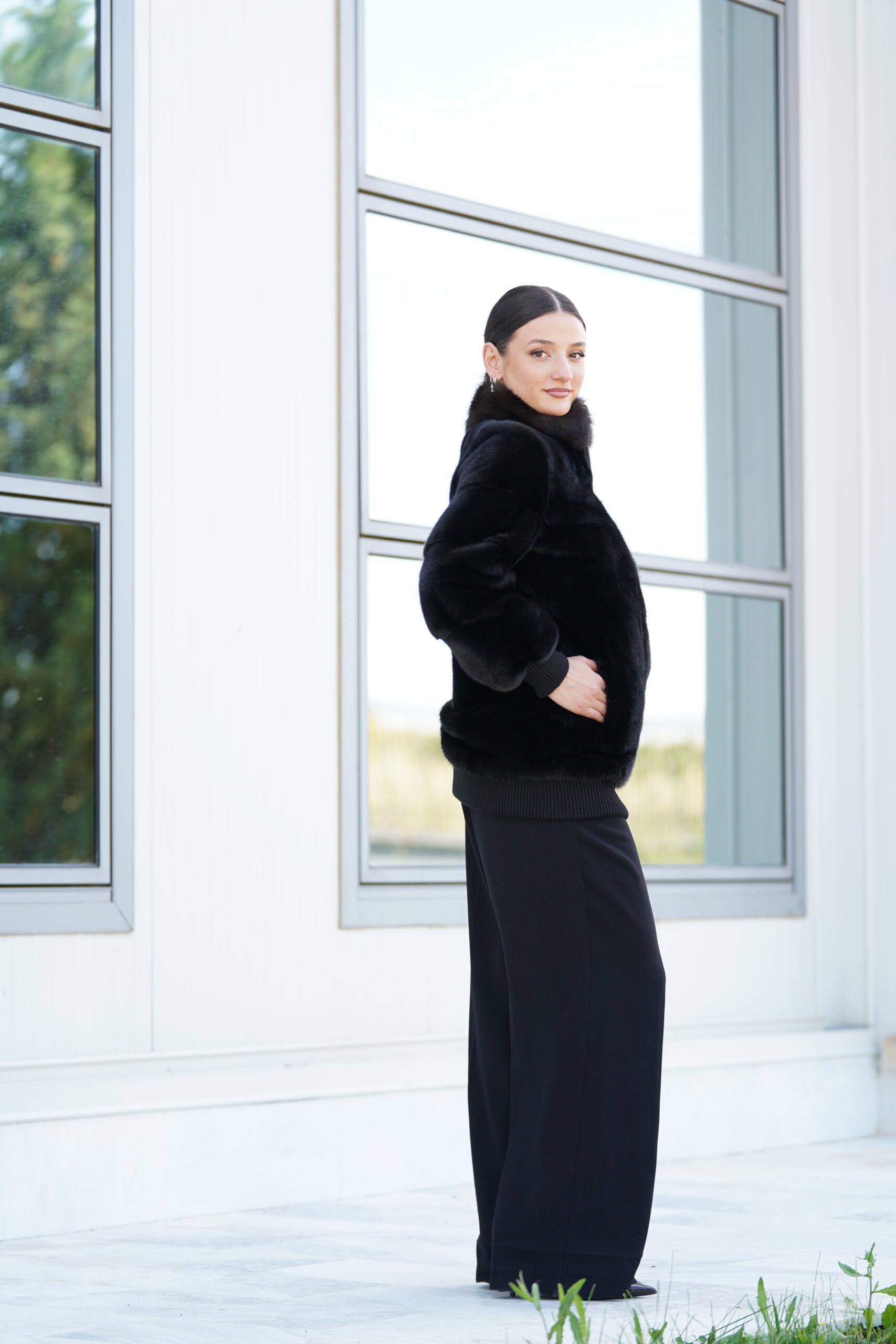Elevate Your Winter Wardrobe with Real Mink Fur Coat with Sobol Fur, Women’s Elegant Outerwear - Image 6